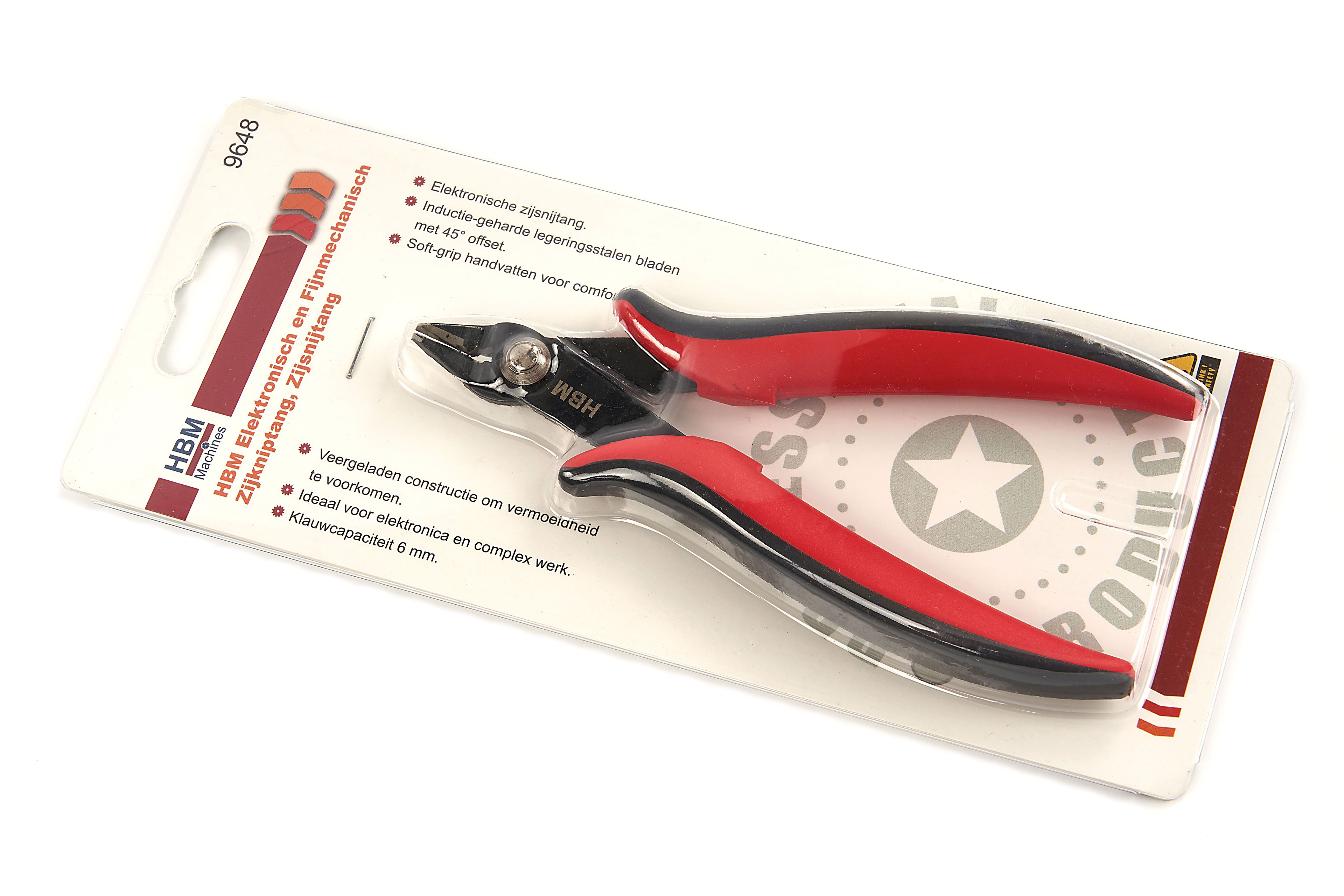 HBM Elektronisch en Fijnmechanisch Zijkniptang, Zijsnijtang Image 3