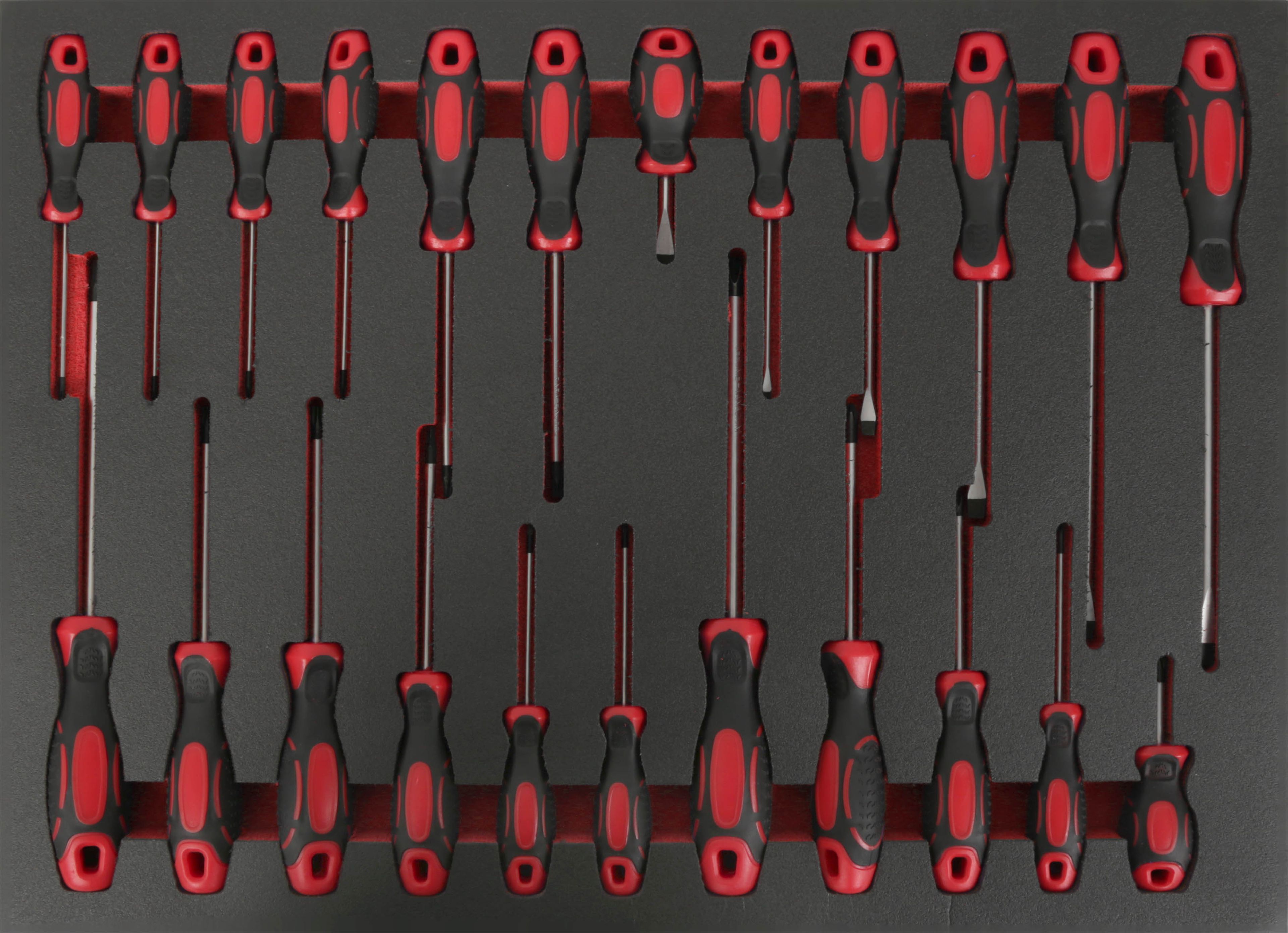 HBM 23 Delige Schroevendraaierset in Carbon Foam inlay voor Gereedschapswagen Image 3