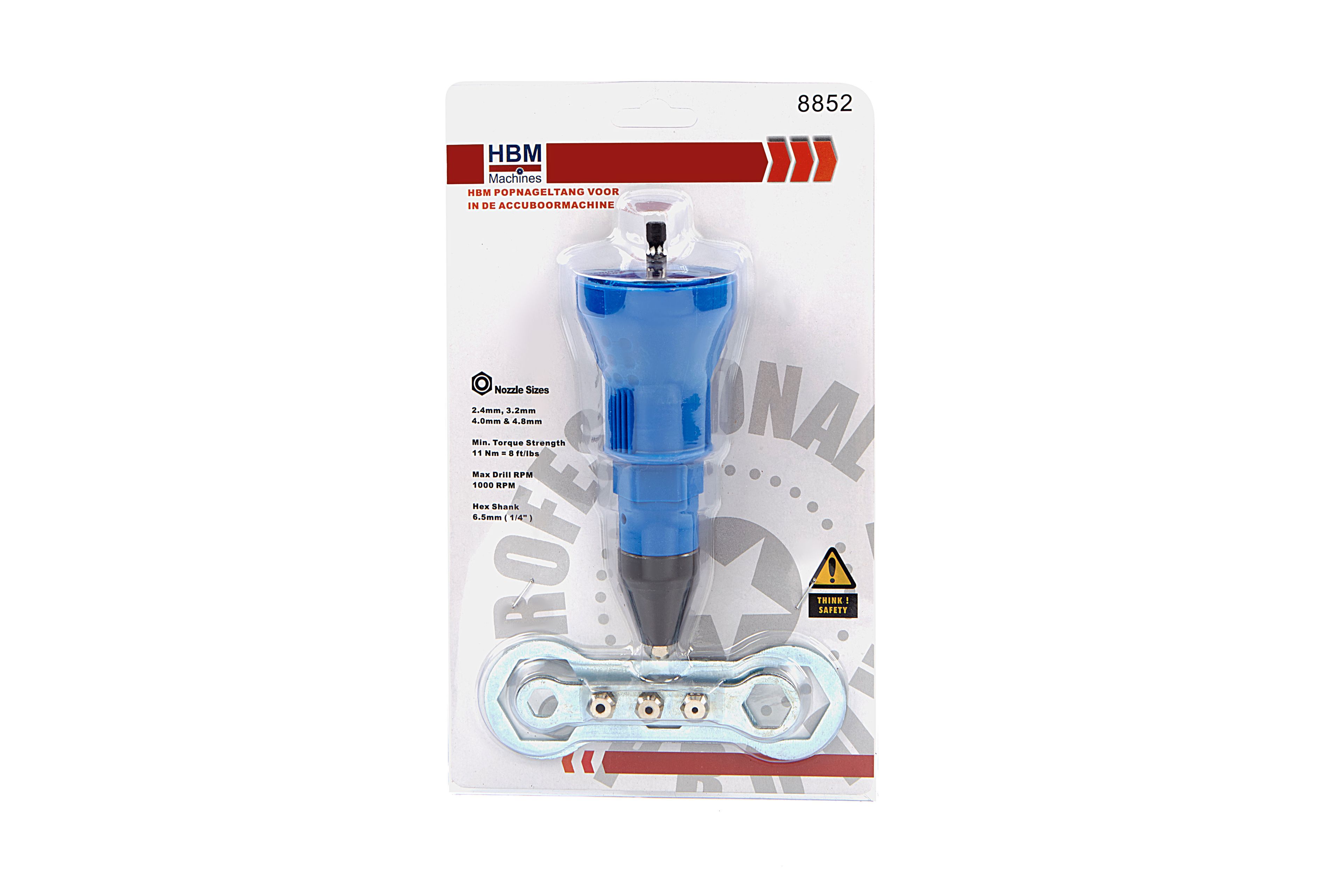 HBM Popnageltang voor in de Accuboormachine Image 5