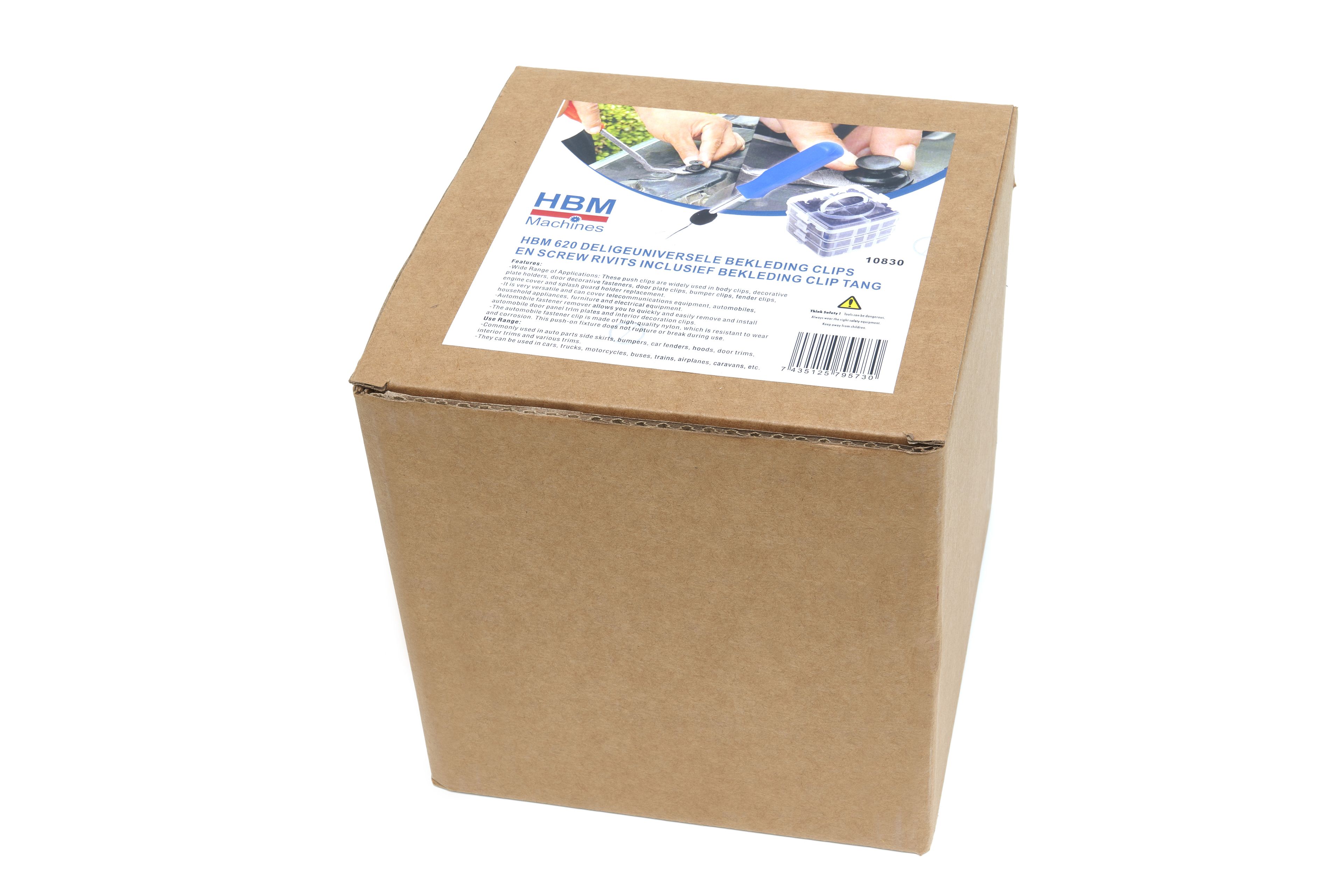 HBM Set de clips universels pour tapisseries et rivets à vis de 620 pièces, avec pince à clips pour tapisseries Image 8