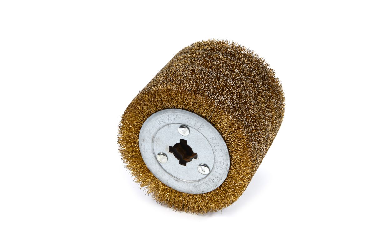 HBM-Stahlbürste für Satinator 100 x 115 mm