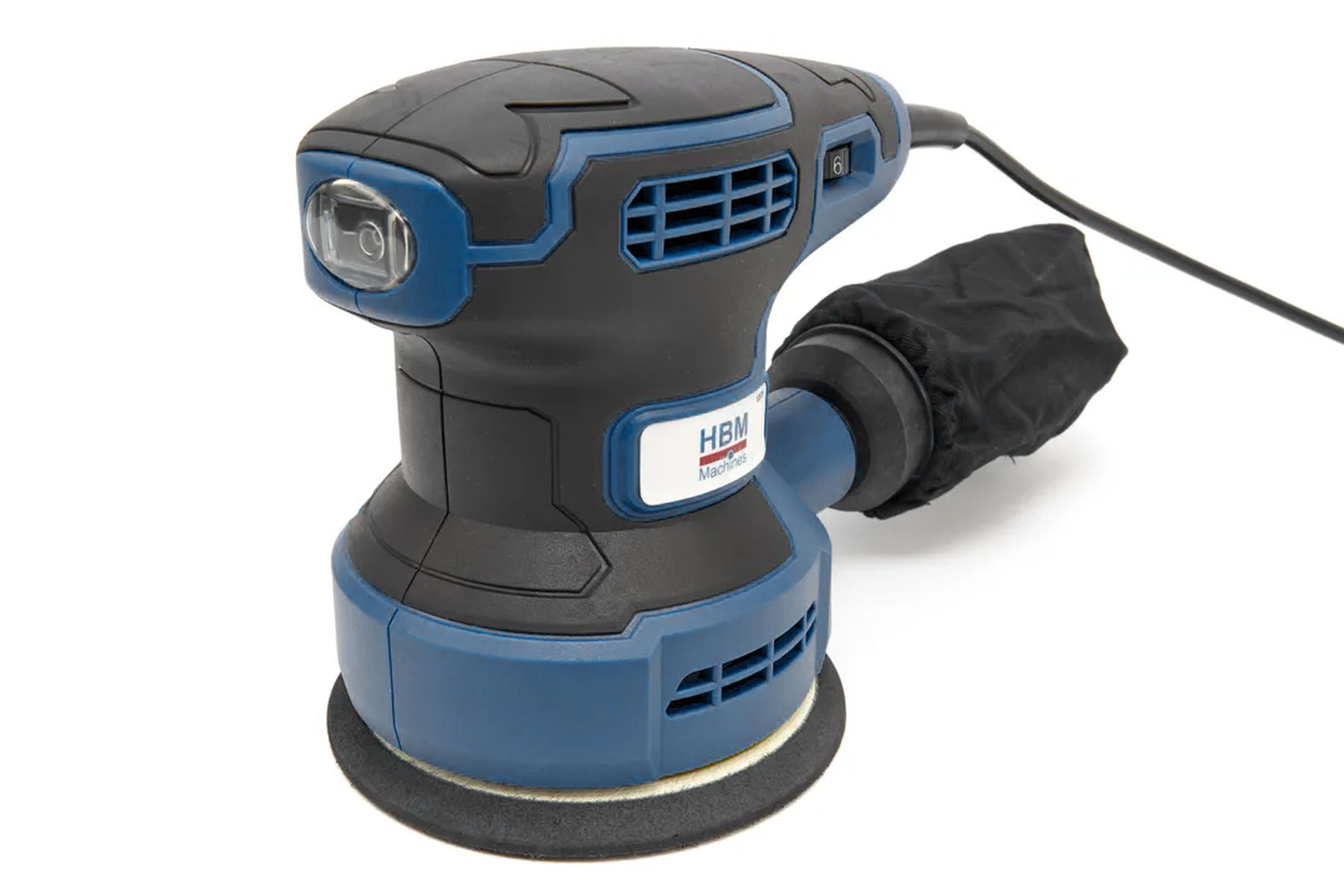 HBM Variabele Excenterschuurmachine 320 Watt Inclusief 12 Schuurvellen Image 3