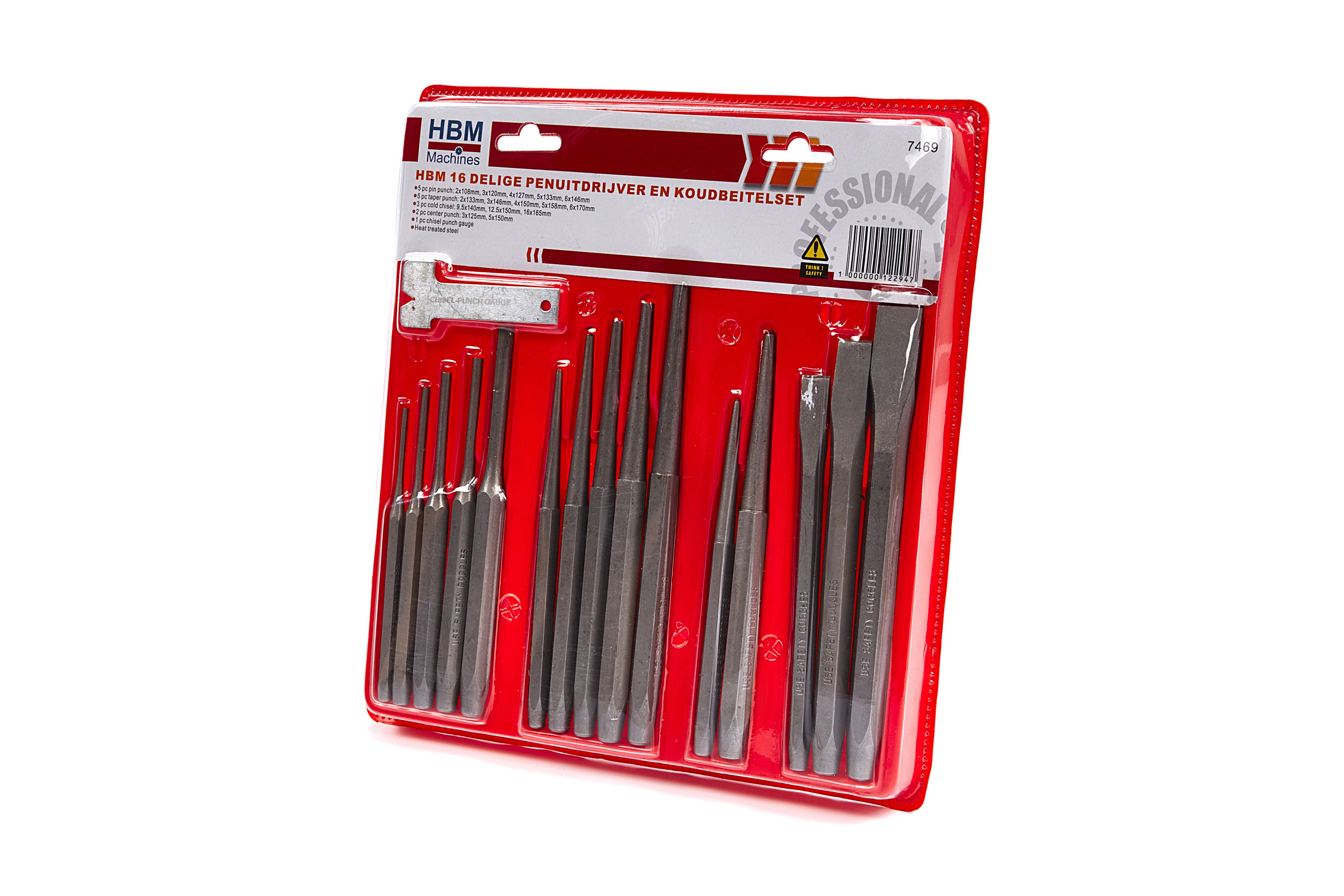 Set di scalpelli e punzonatori HBM 16 pezzi Image 3