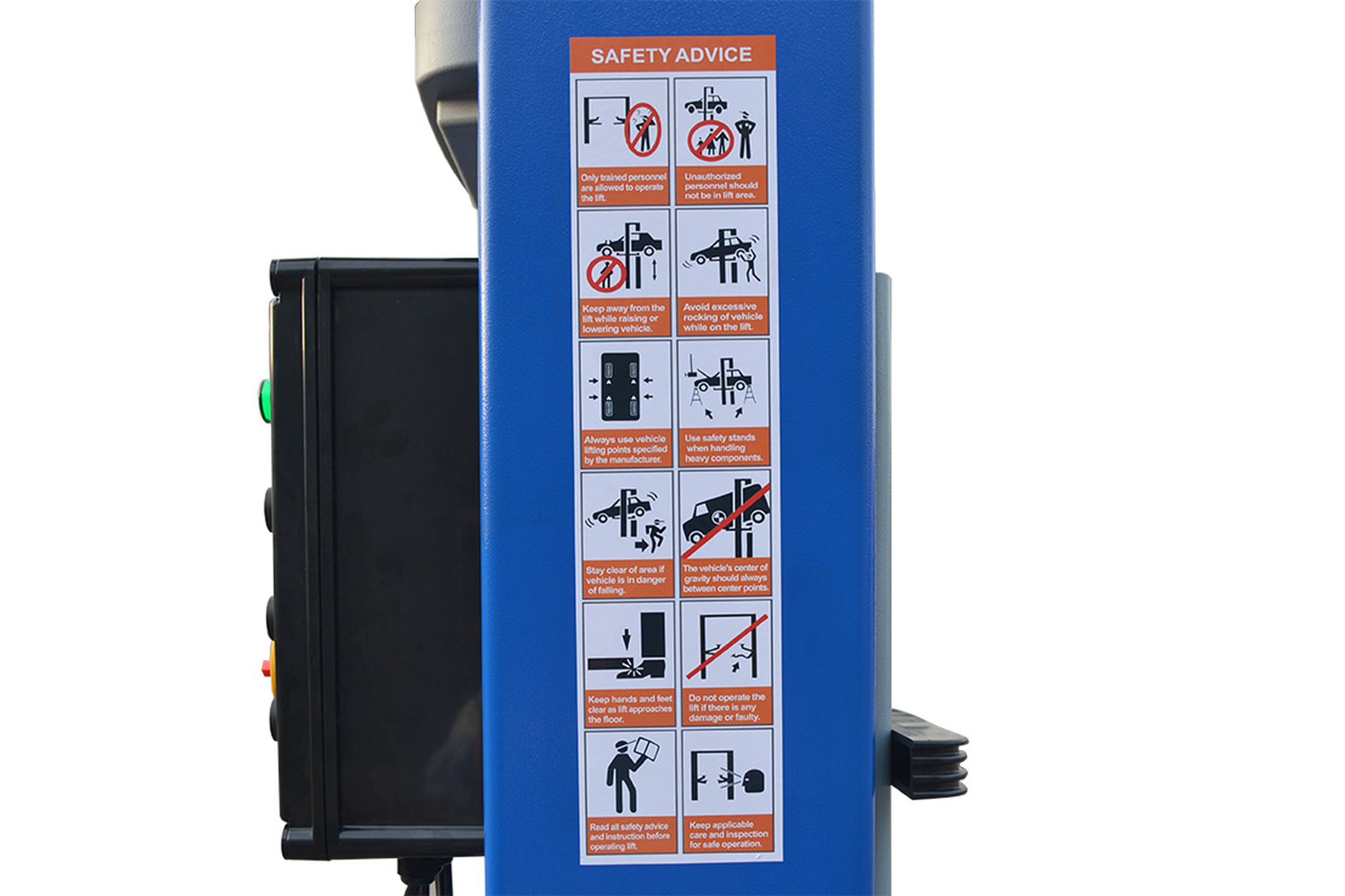 HBM elevador hidráulico de 2 columnas con desbloqueo electrónico 5500 kg Image 12