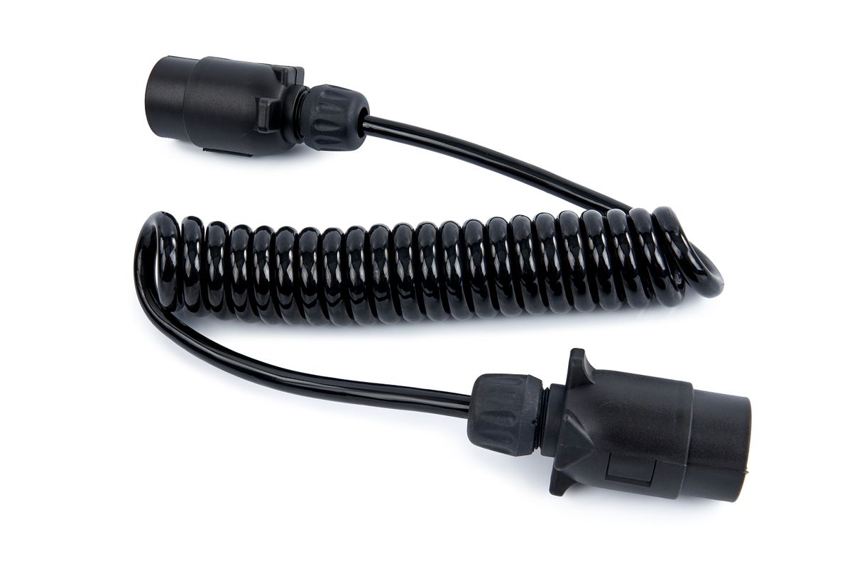 HBM 2,5 Meter Anschlusskabel, Kabel mit Stecker für Anhänger 7-polig