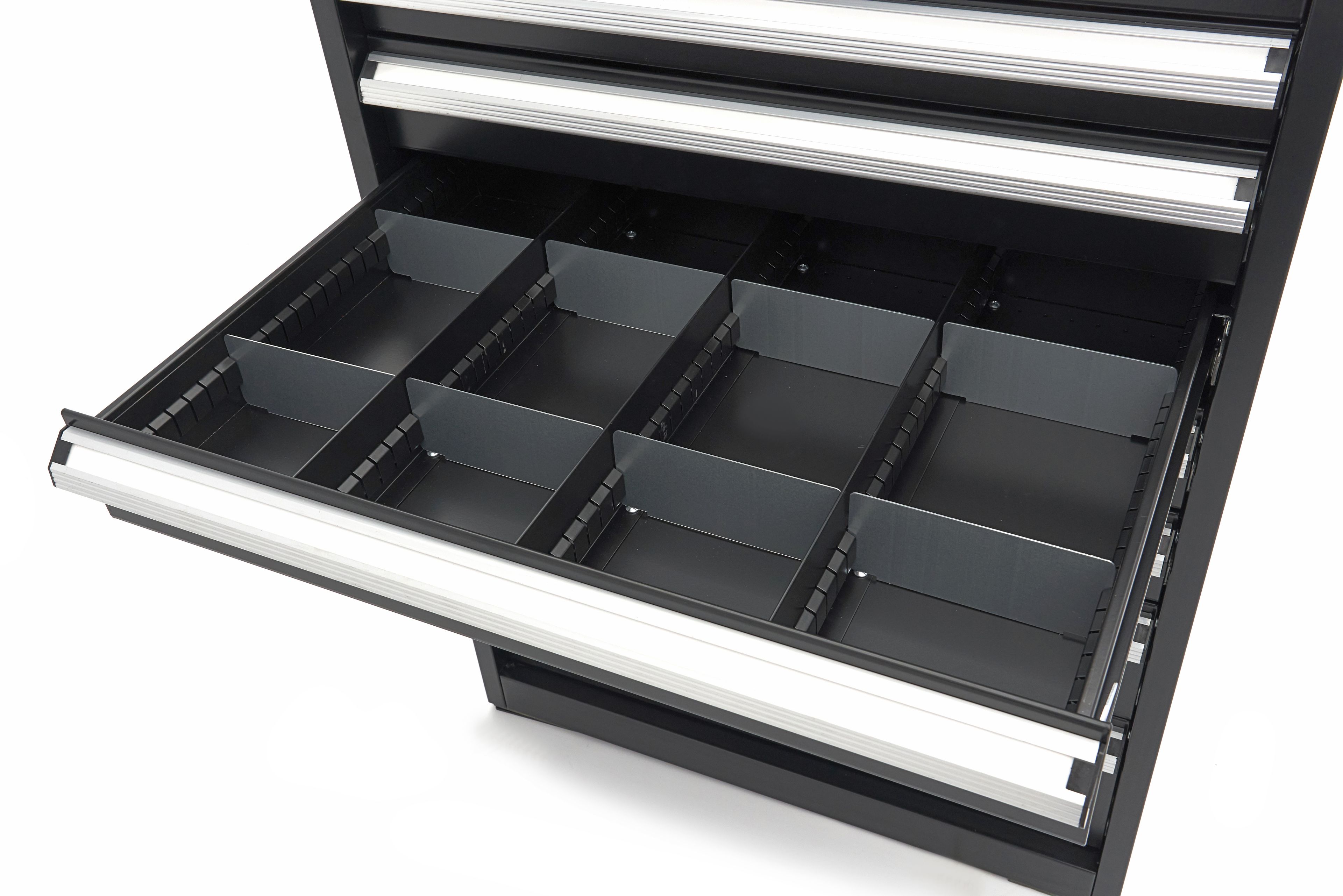 HBM Armoire à outils à 8 tiroirs 72 x 58 x 100 cm noire Image 18