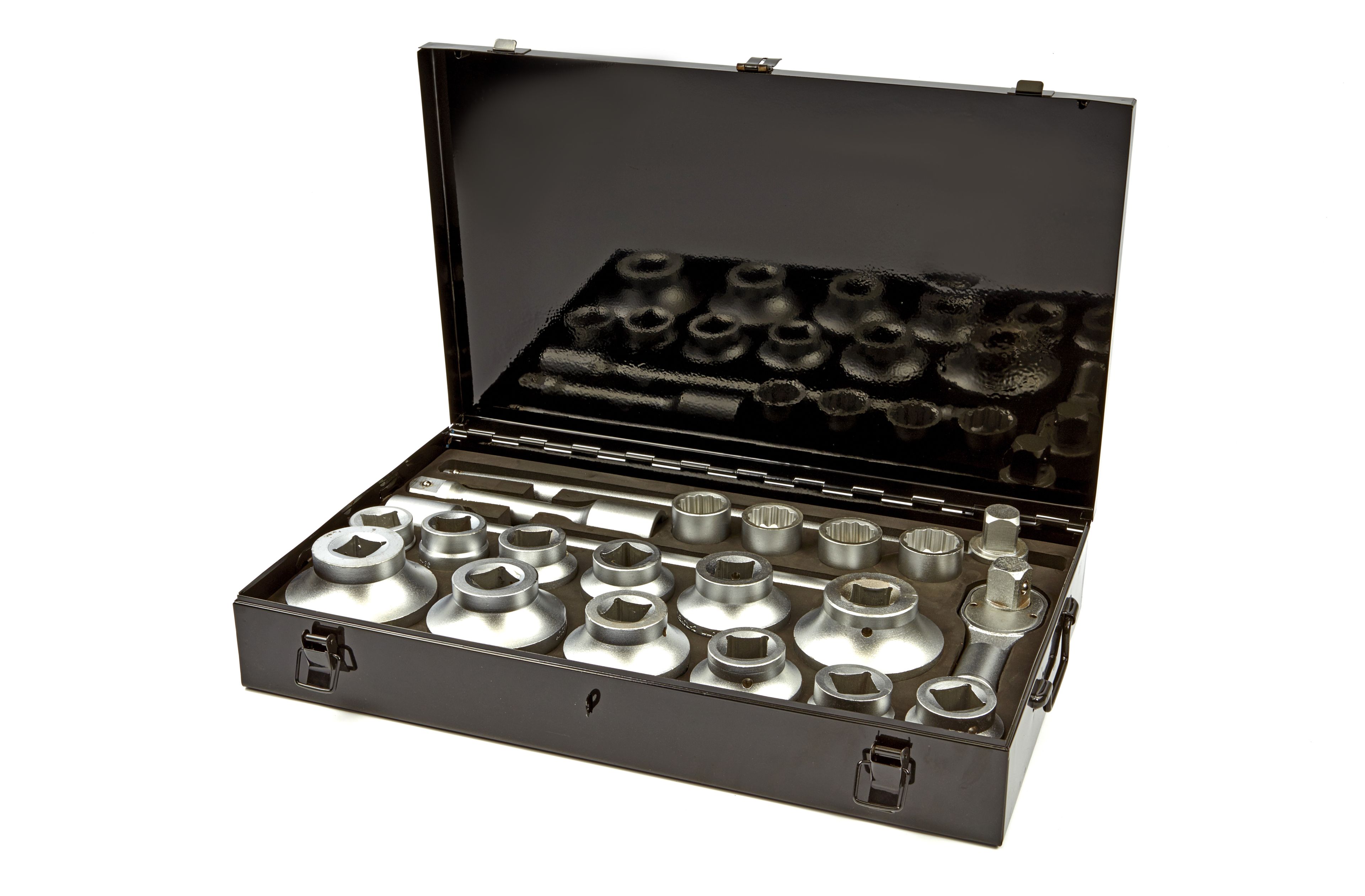 HBM Jeu de douilles 1 inch 21 pièces