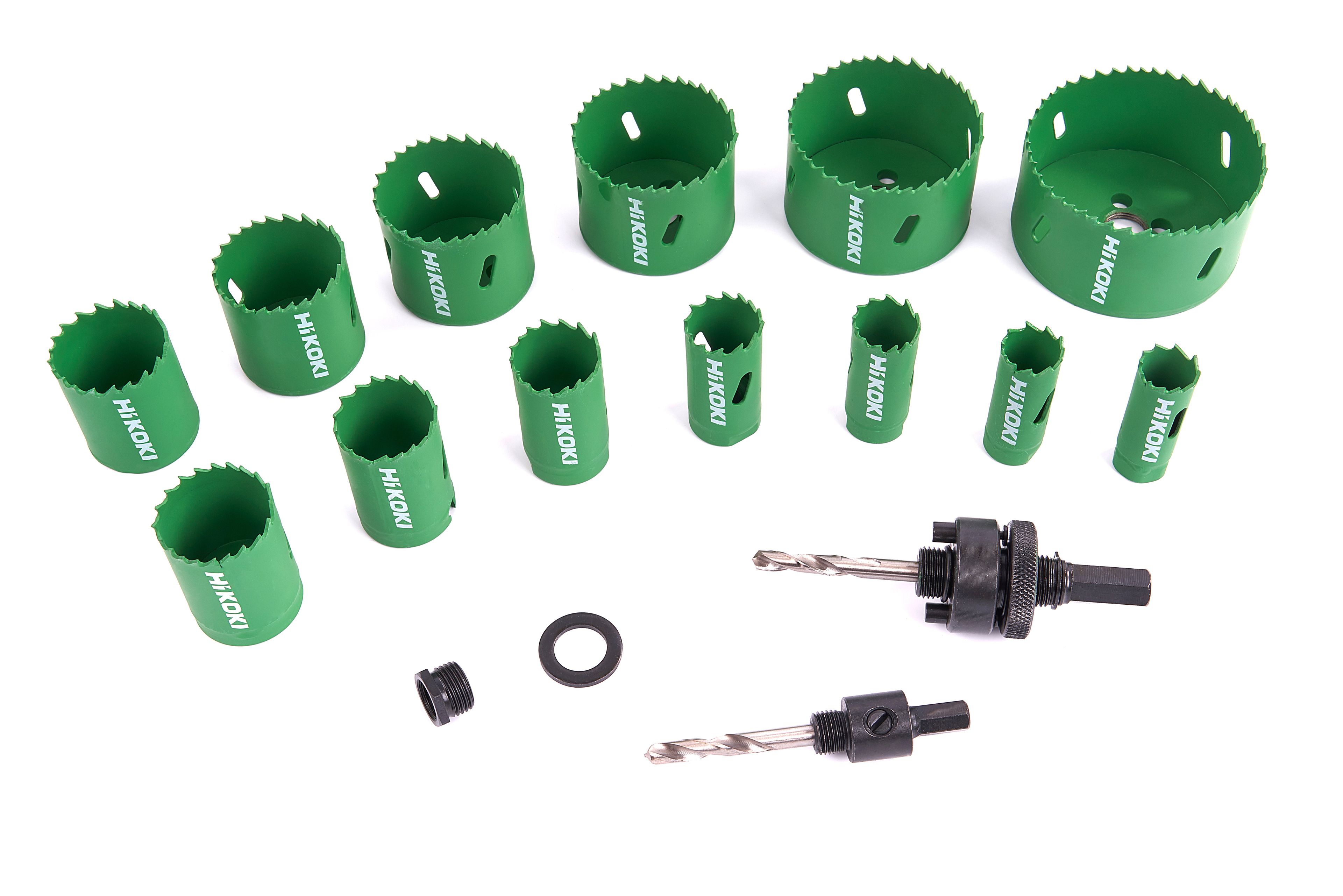 Kit de scie cloche HiKOKI 752177 13 pièces en cassette - BI-Metal