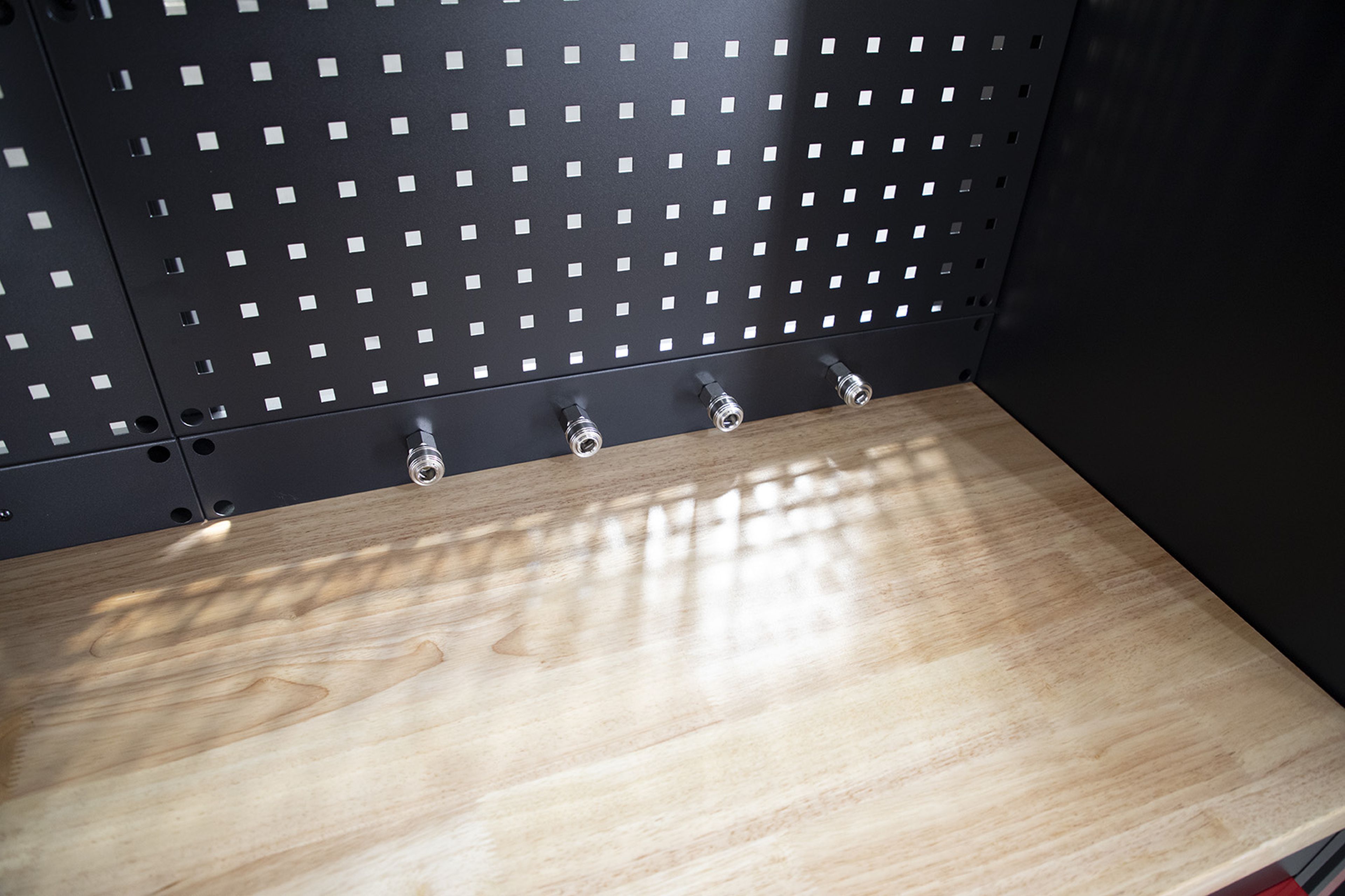 HBM expert modulair werkplaatssysteem, 10-delig, zwart rood Image 17