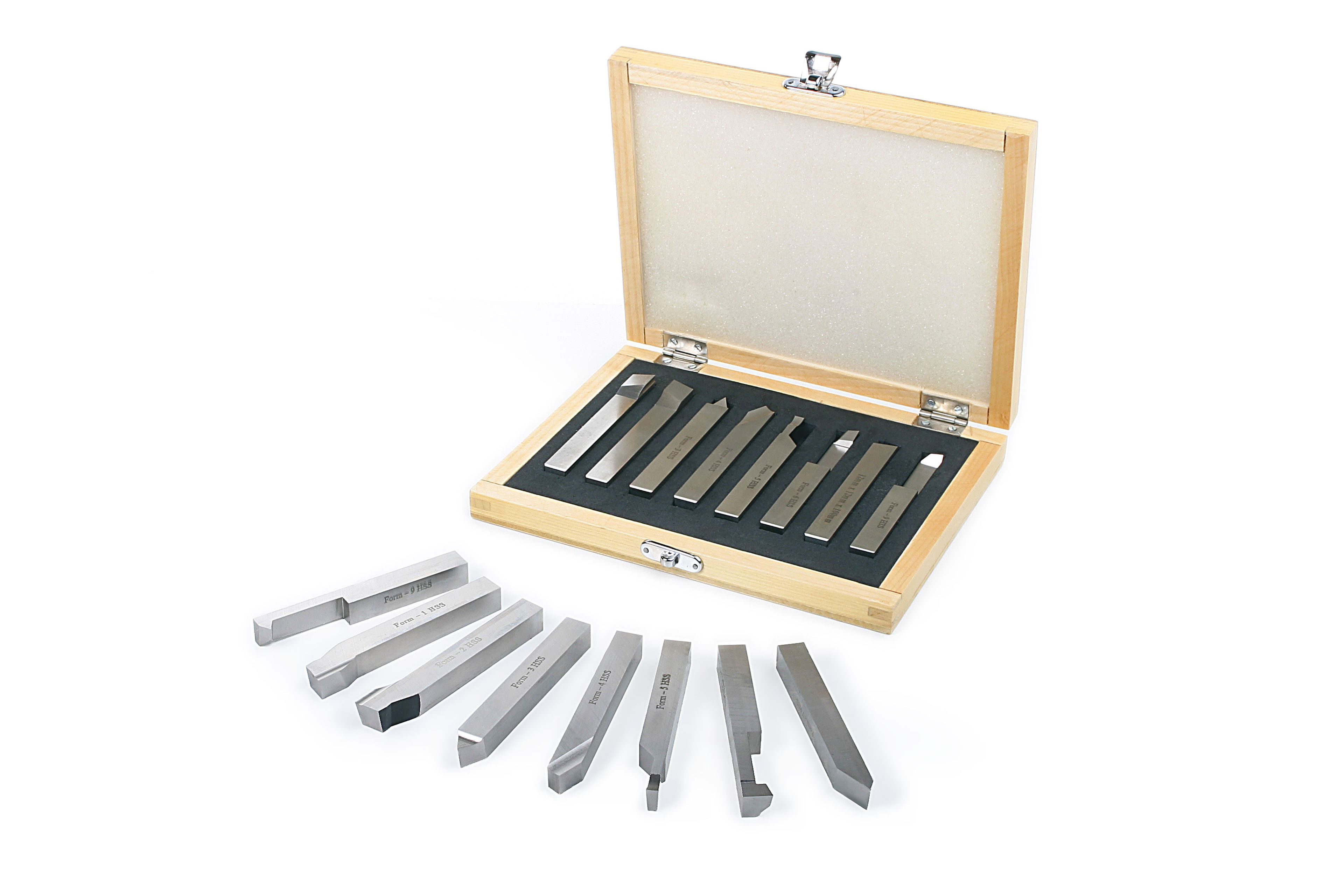 Ensemble de 8 ciseaux HSS HBM 12 mm Image 1