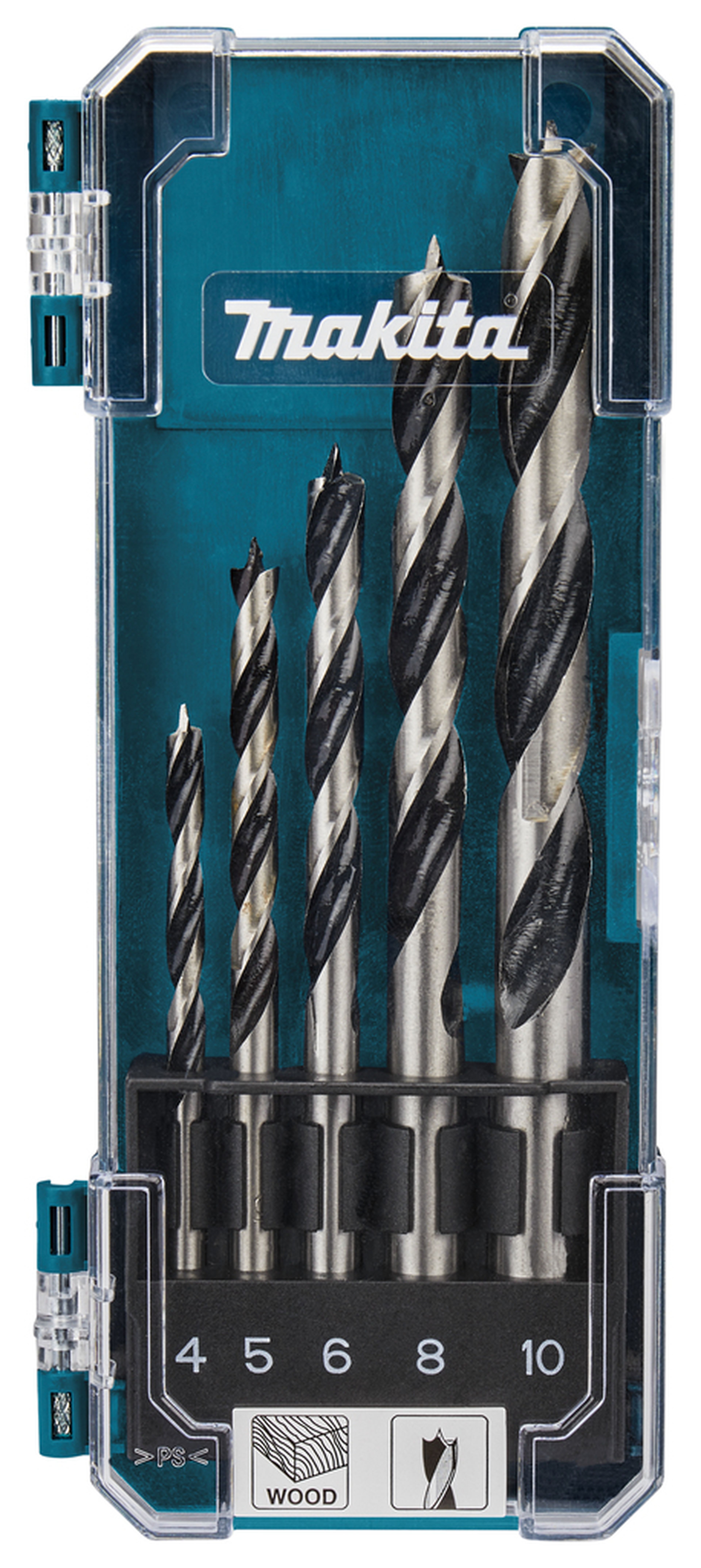 Set di perforazione in legno Makita 5 pezzi D-72861 Image 4