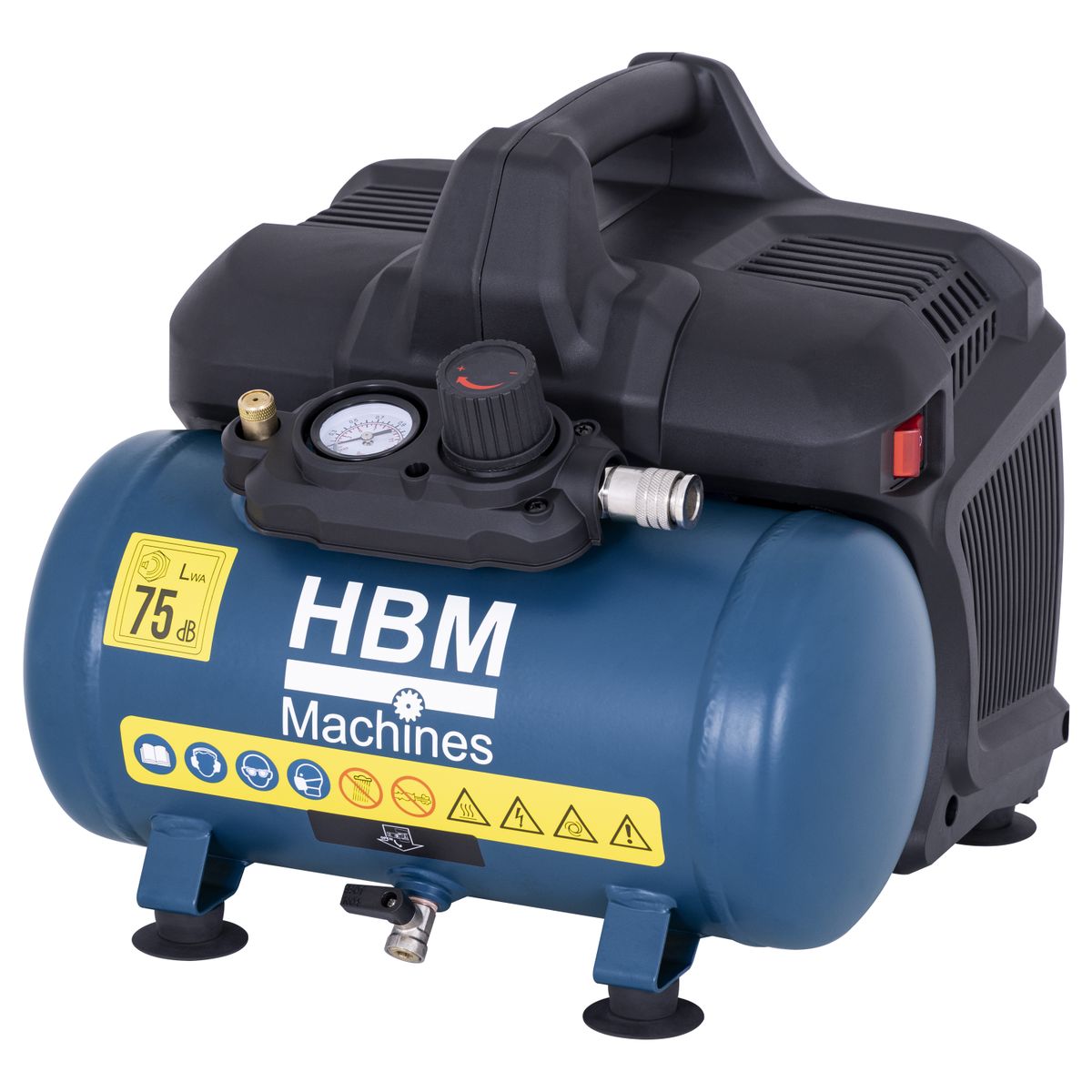 HBM compresor low noise 6 litros 75 dB