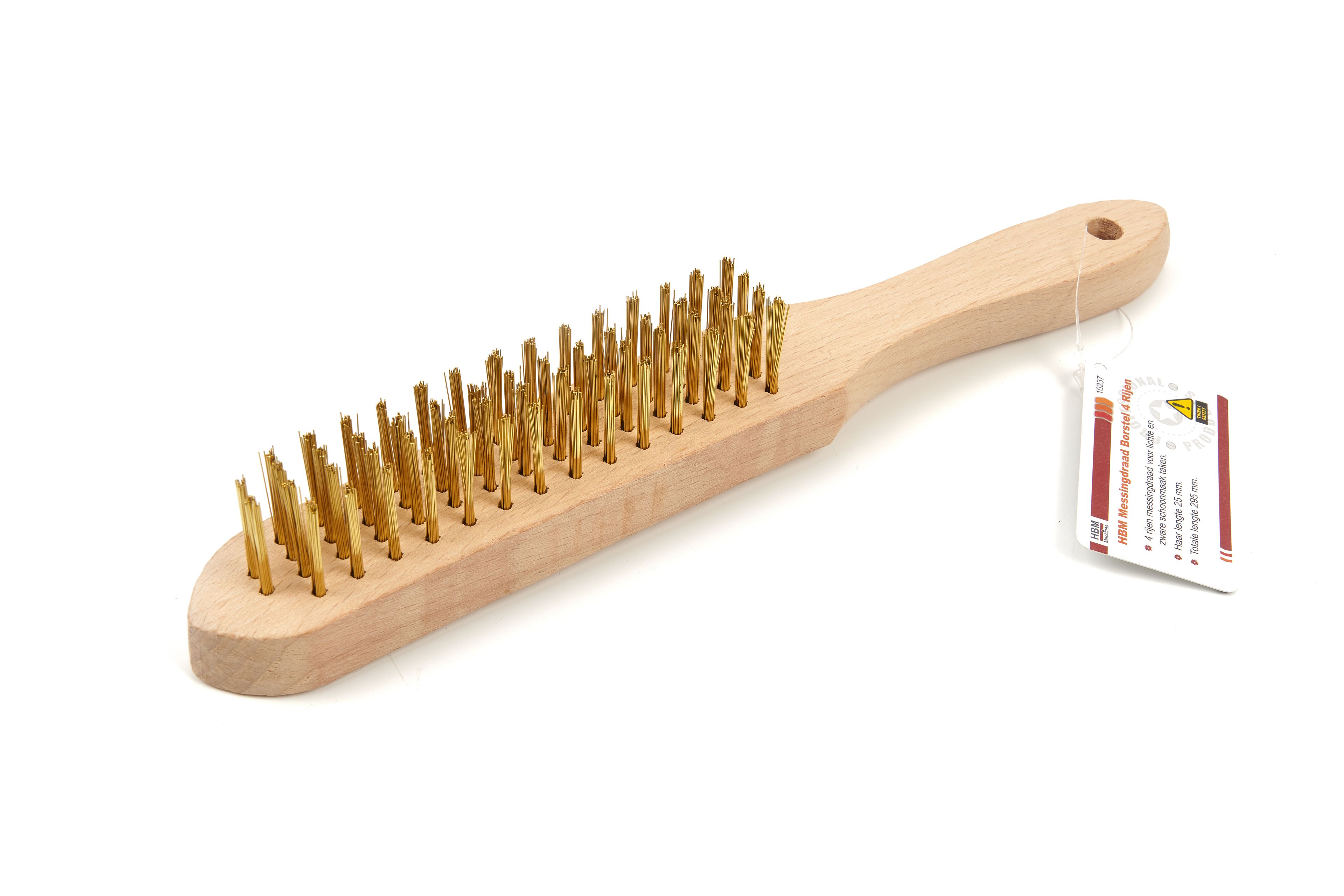 HBM Messing-Drahtbürste 4-reihig Image 4