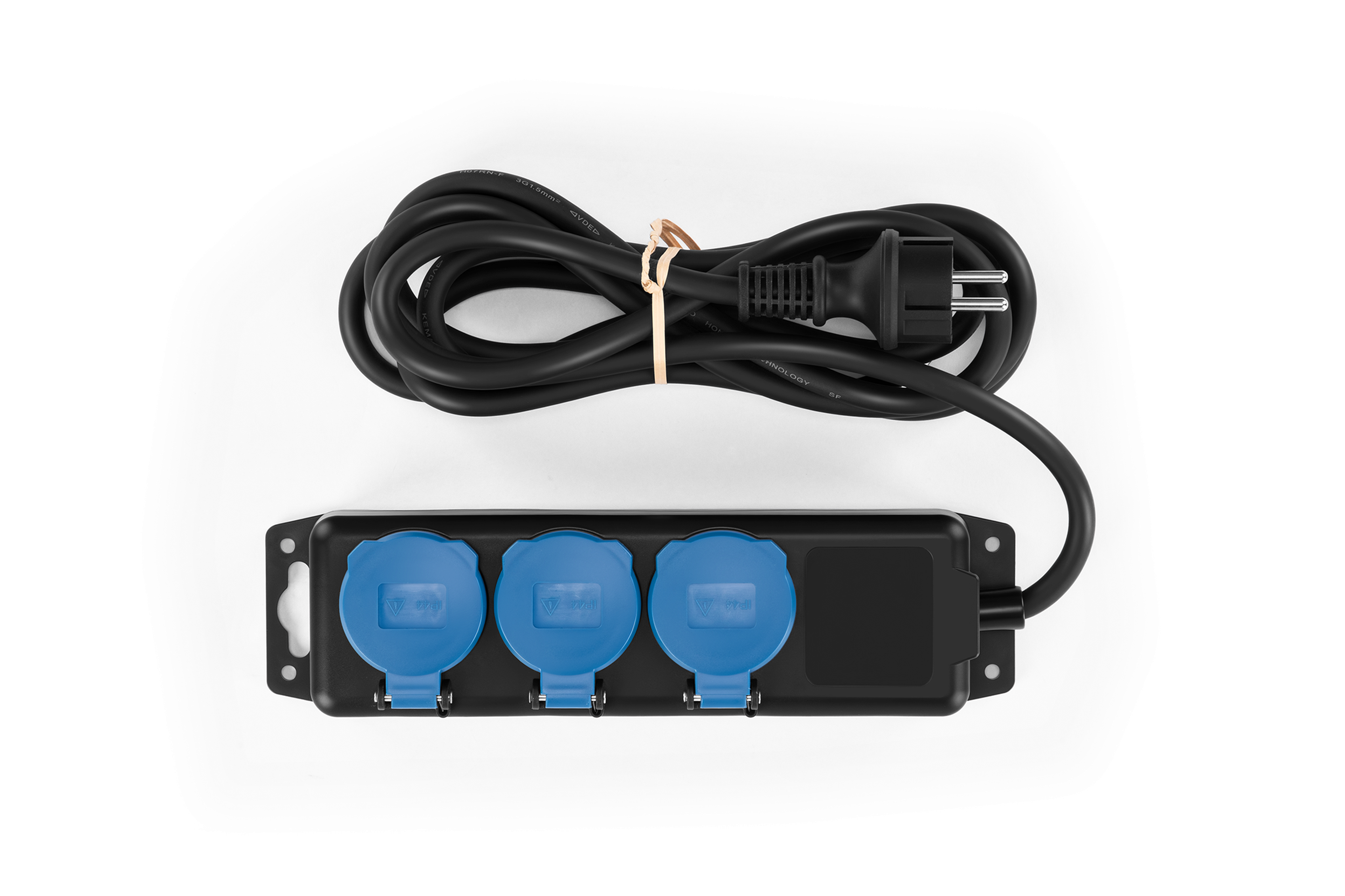 HBM stekkerblok 3-voudig IP44 3m Image 3