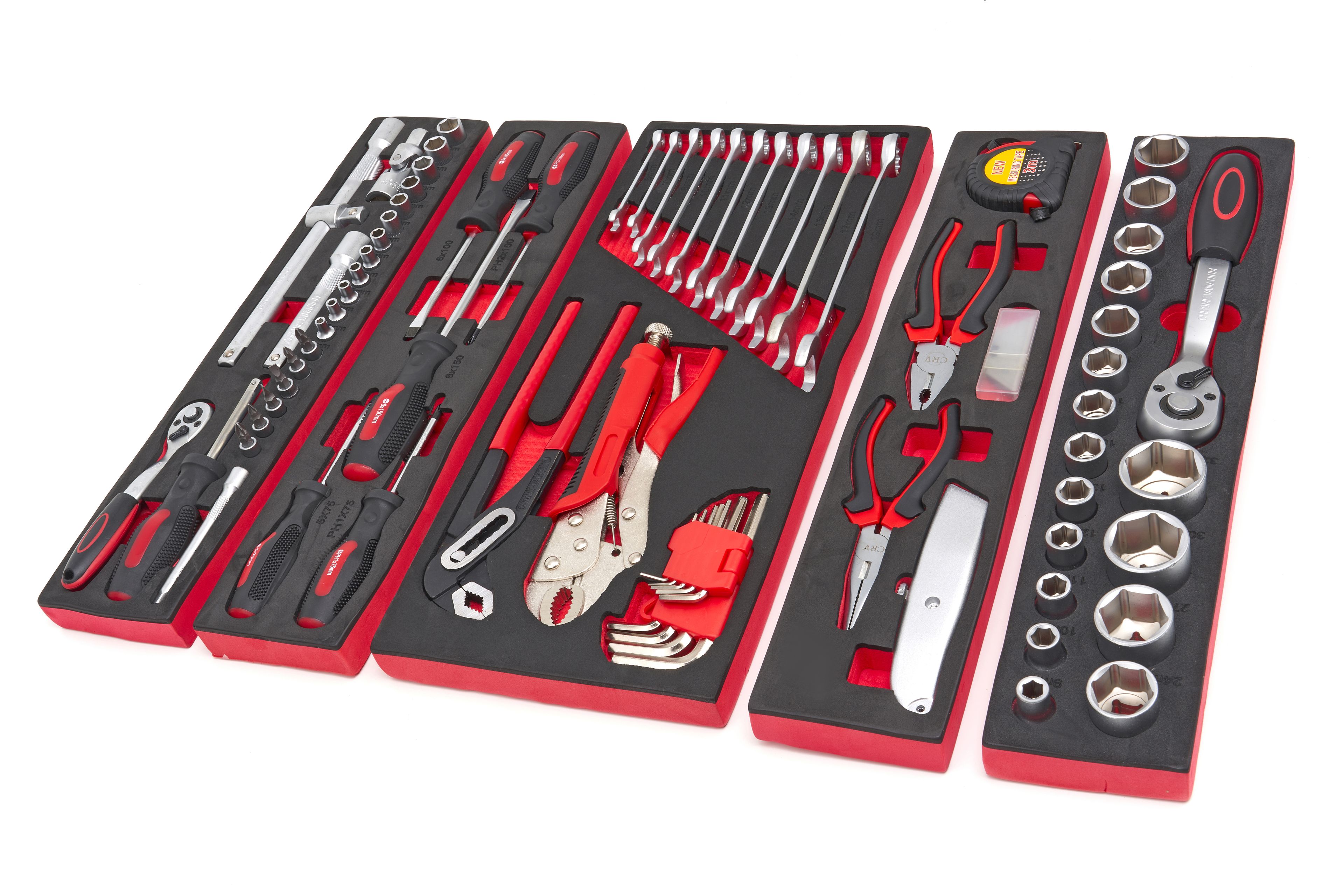 HBM 85 Delige Gevulde Gereedschapskist Met Foam Inlays Image 6