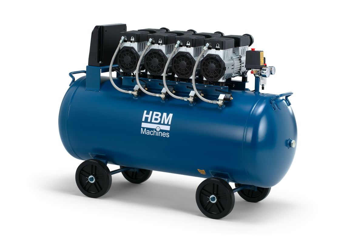 HBM Flüsterkompressor, 4 PS, 200 Liter
