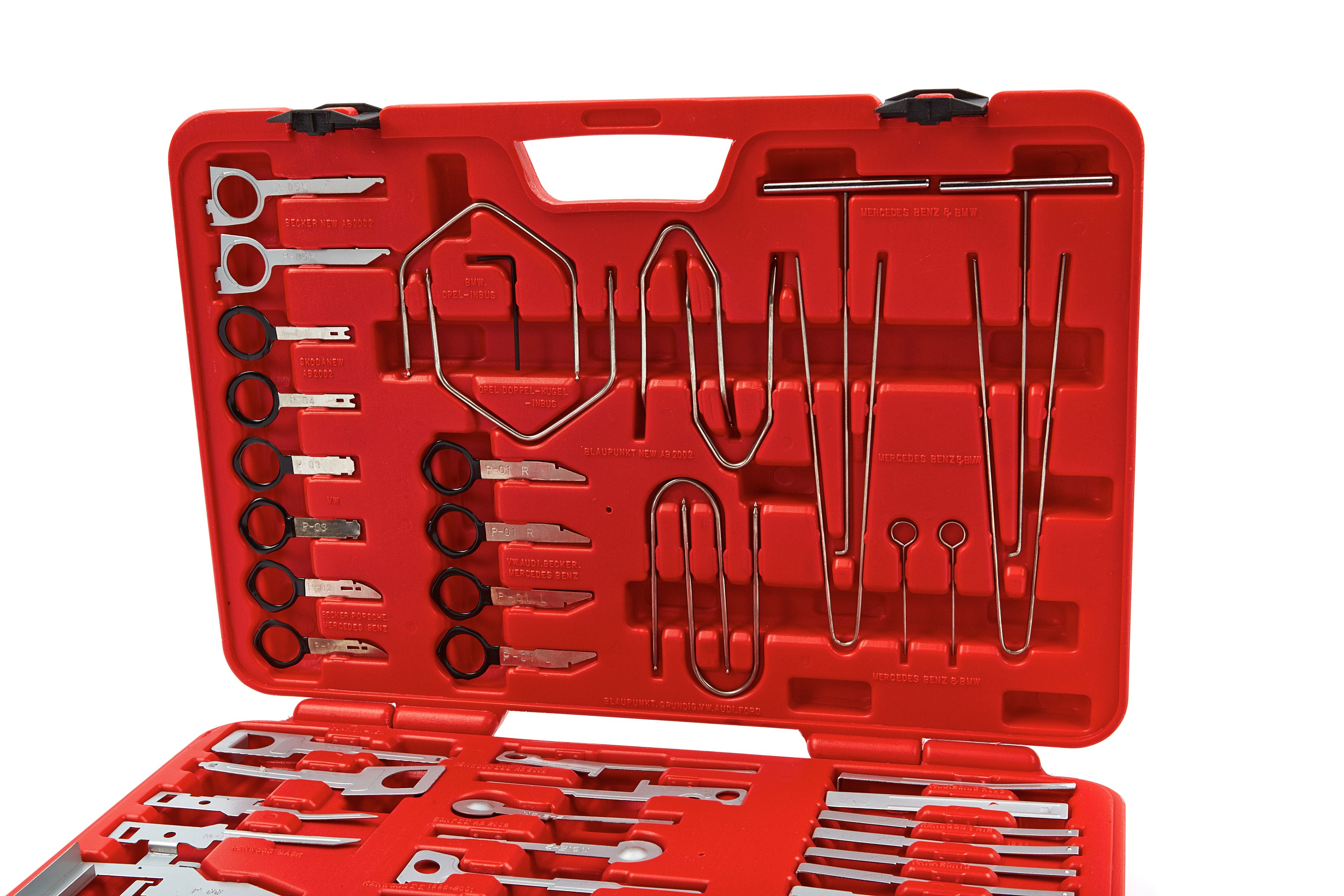 HBM Kit d'installation et de démontage 52 pièces pour radio et navigation Image 3