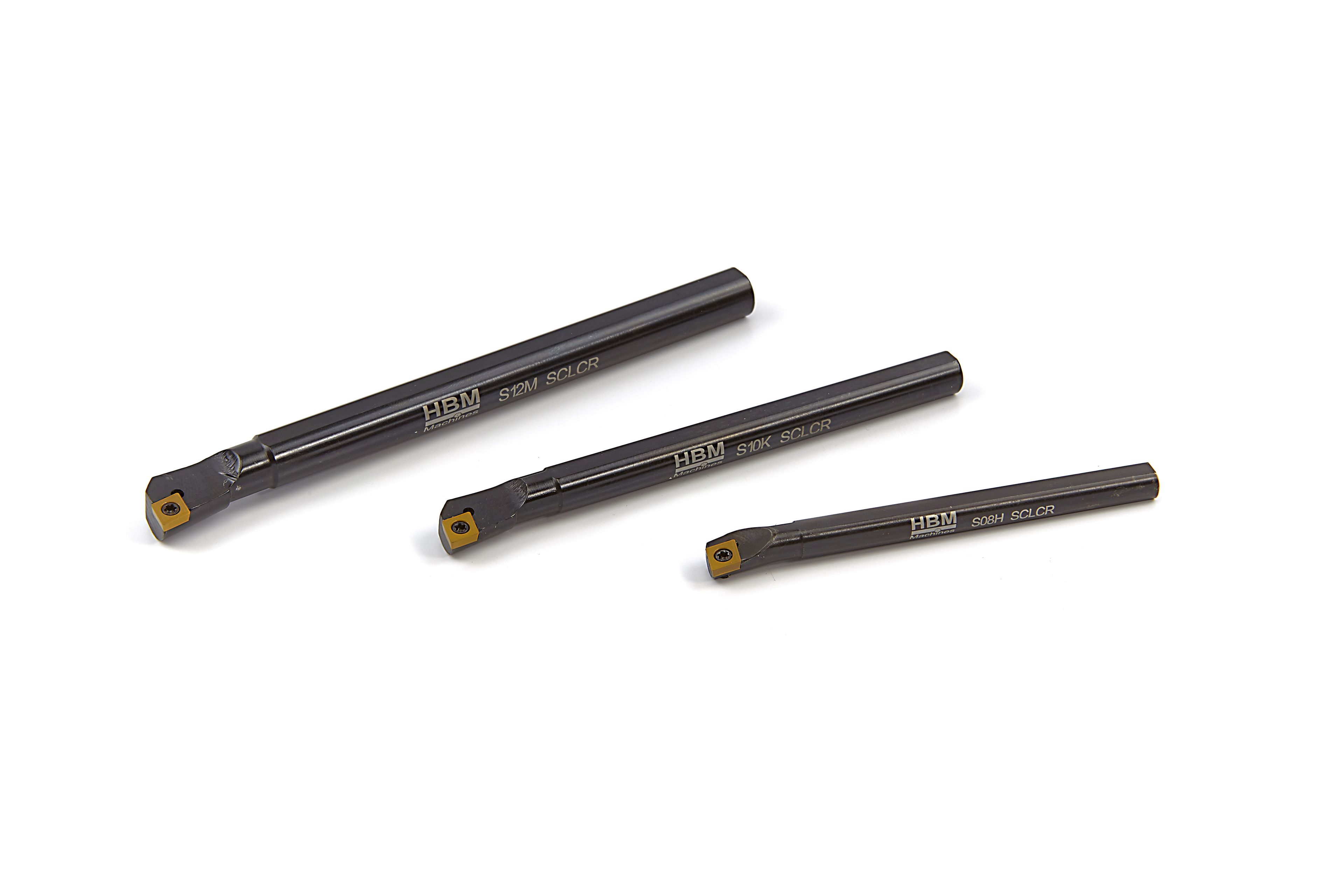 Set di scalpelli interni HBM 3 pezzi con piastre intercambiabili in HM Image 2