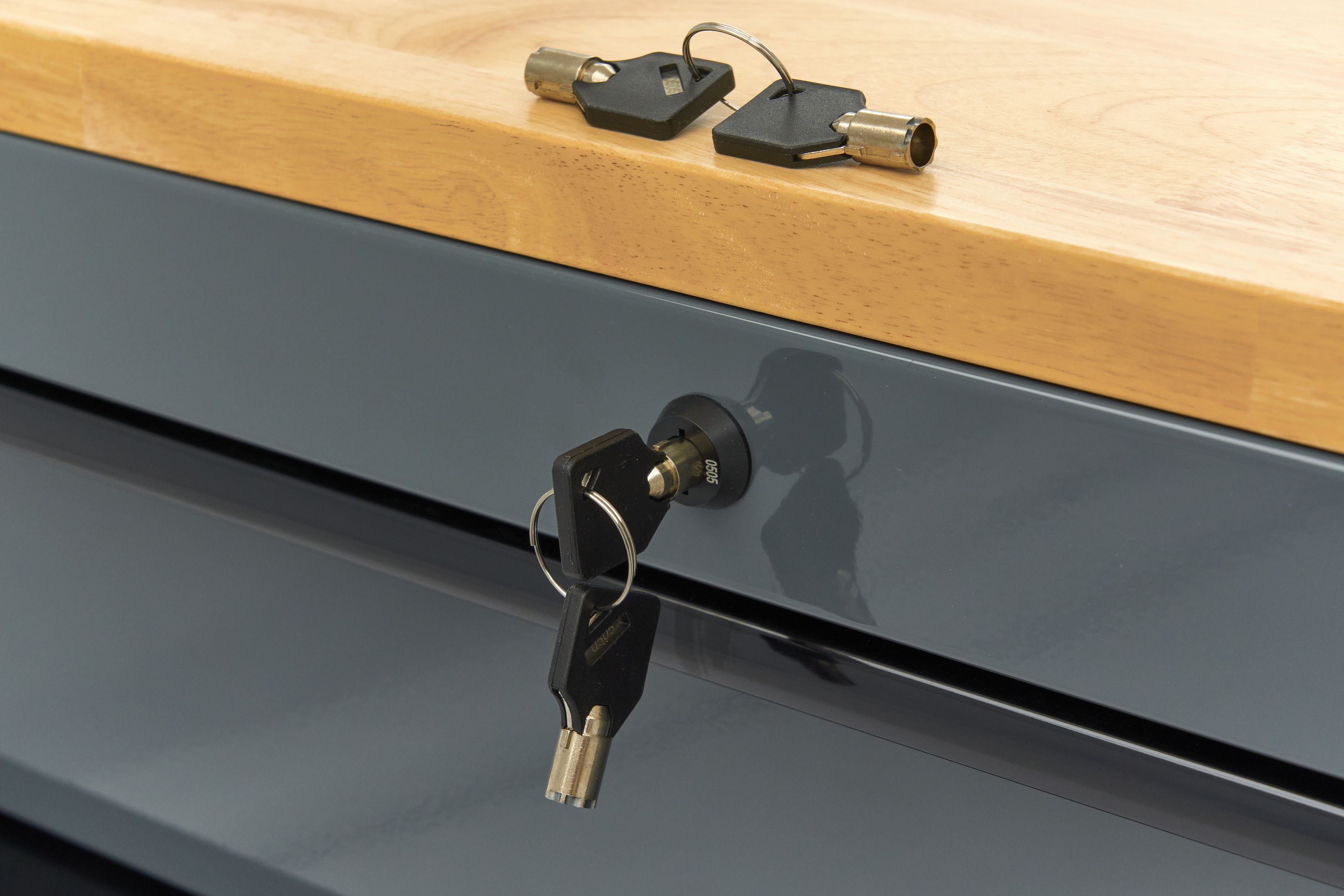 HBM gereedschapswagen, 8 laden, 142 cm, grijs Image 8