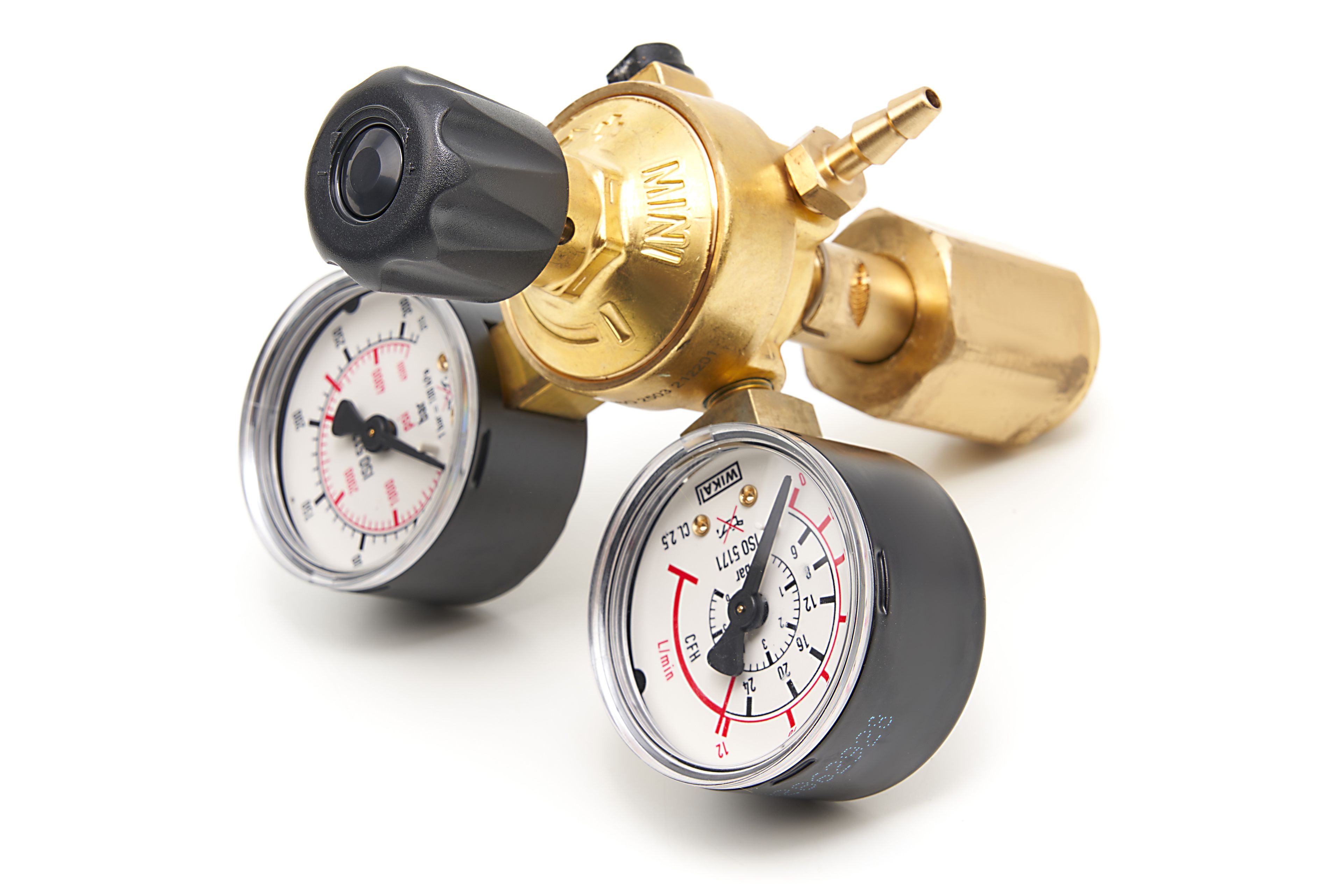 HBM Druckminderer mit Doppelmanometer W24,32 x 1/14” R Image 4