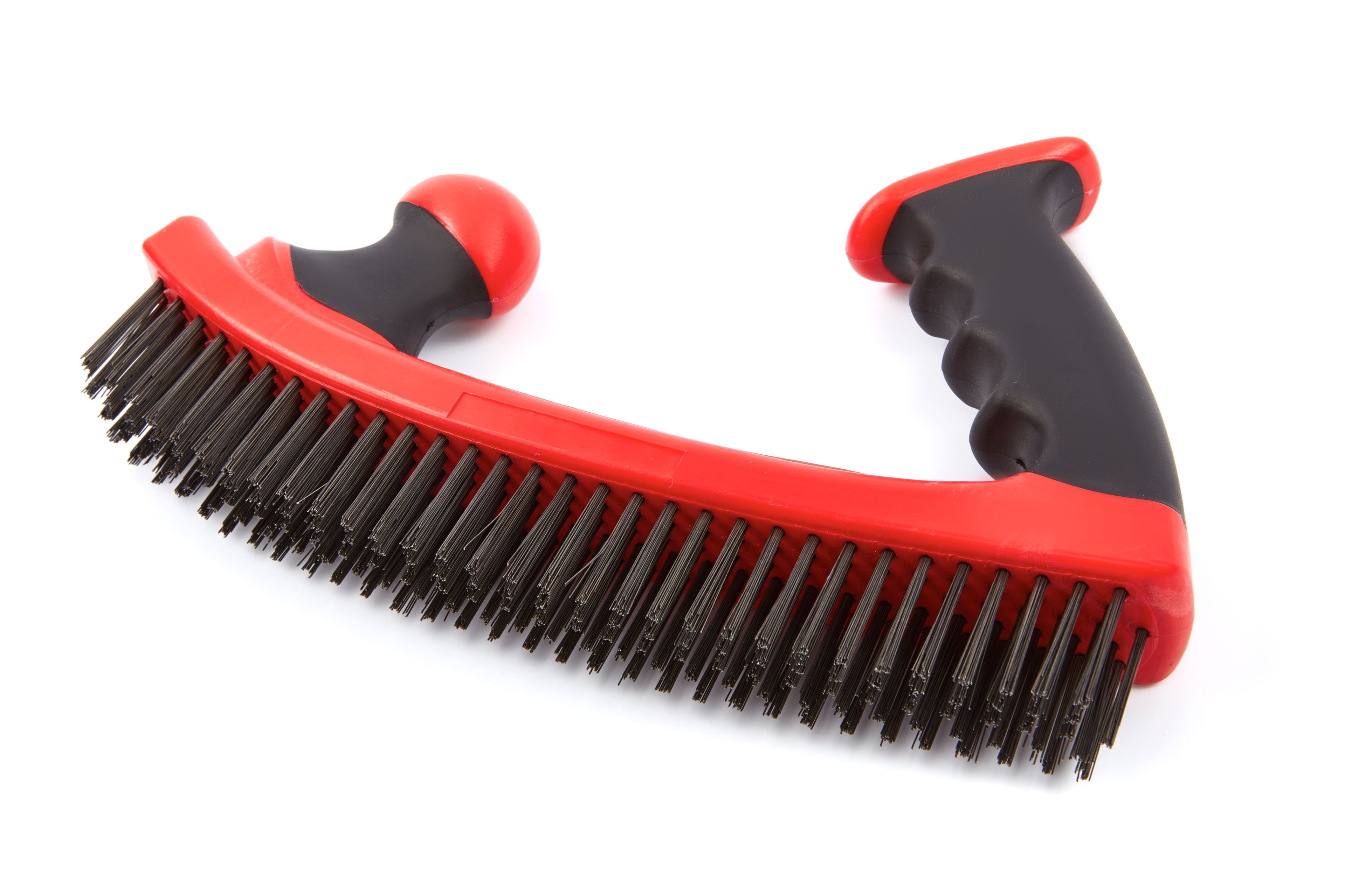 HBM Profi Staalborstel met 5 Rijen en 2 Handvatten Image 2