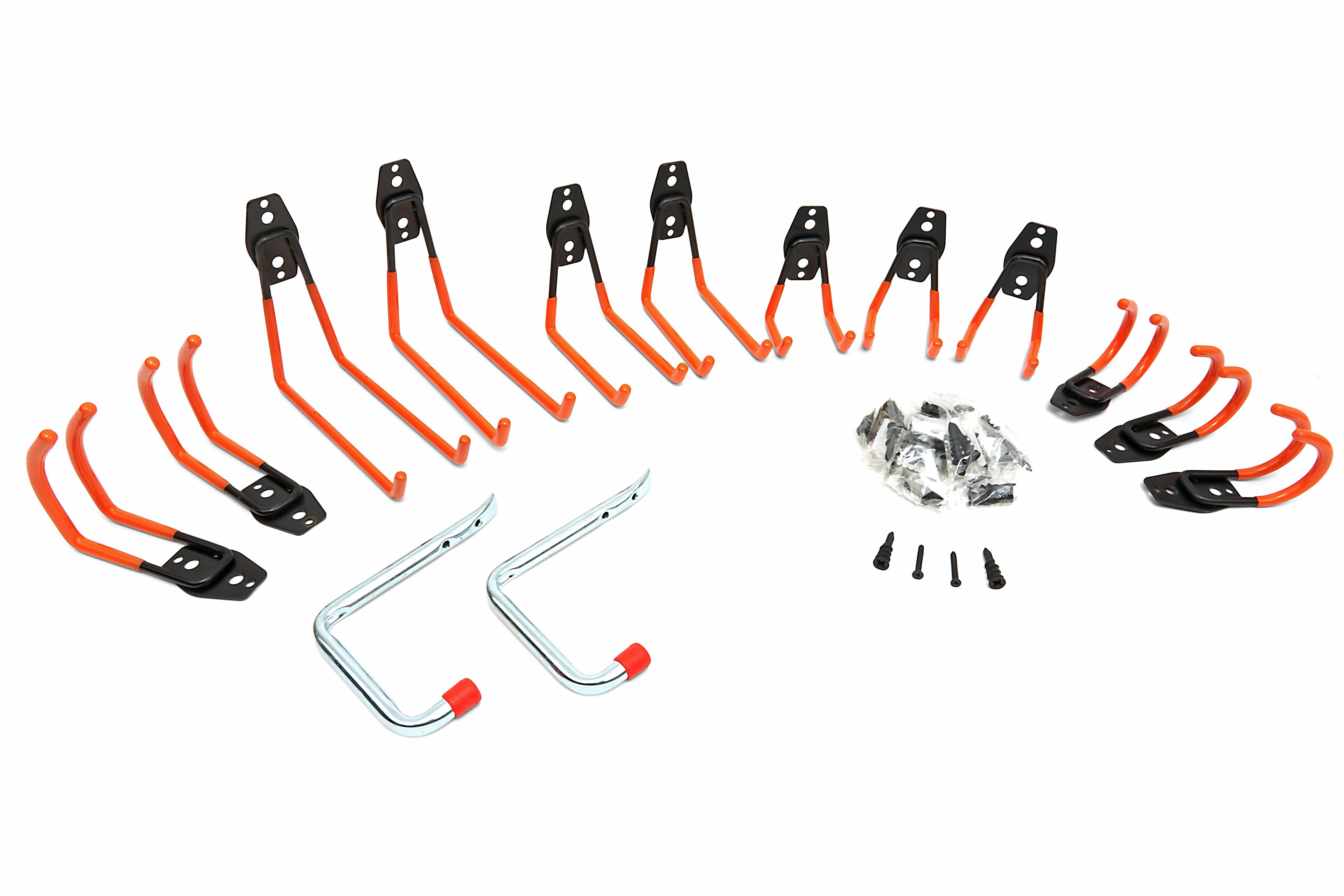 HBM Crochets de rangement universels 14 pièces, ensemble très résistant Image 2