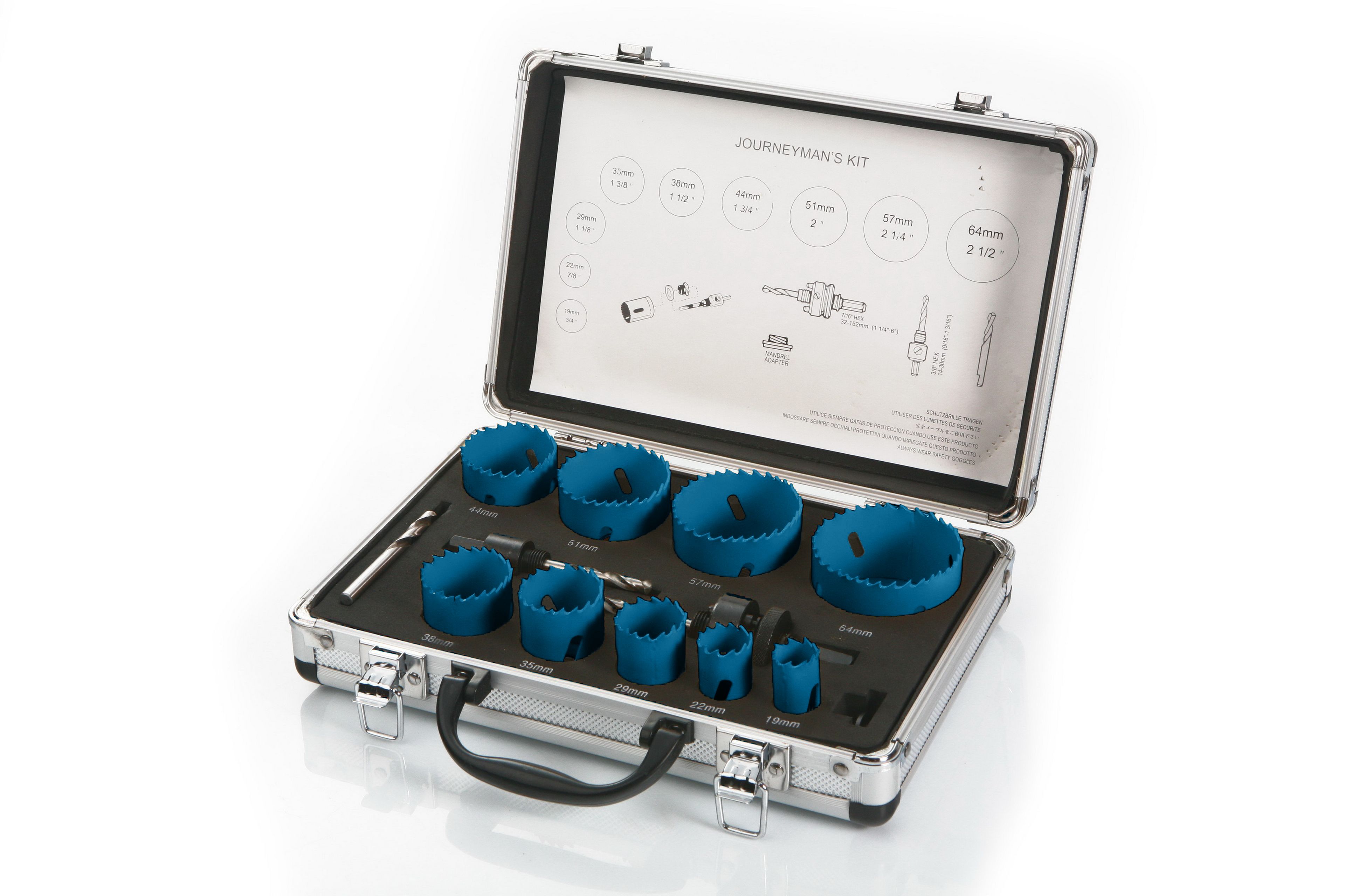 HBM Jeu de scies cloches bimétal de treize pièces