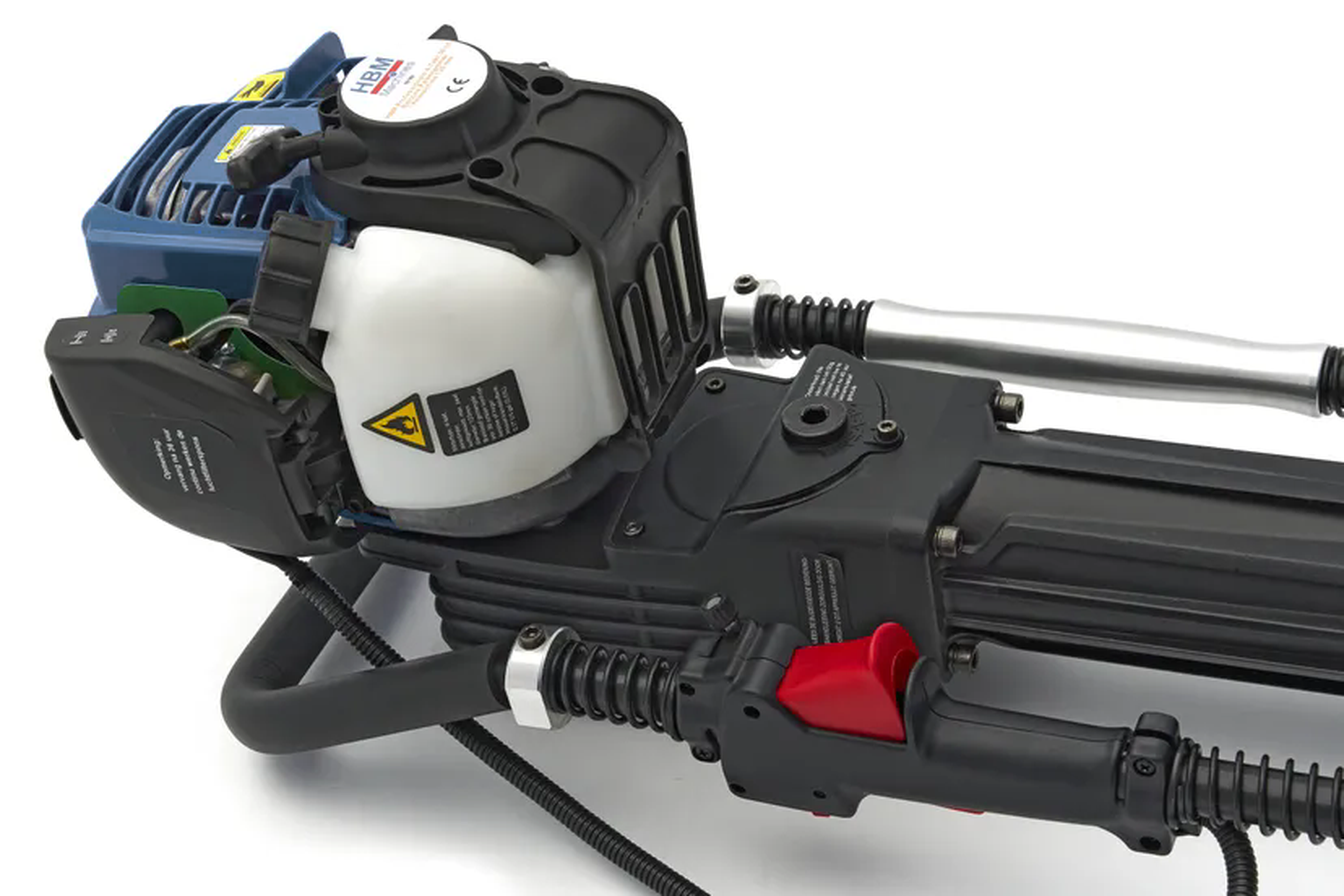 HBM pilonneuse thermique professionnelle, marteau de battage 4 temps 38 cc, 120 mm Image 13