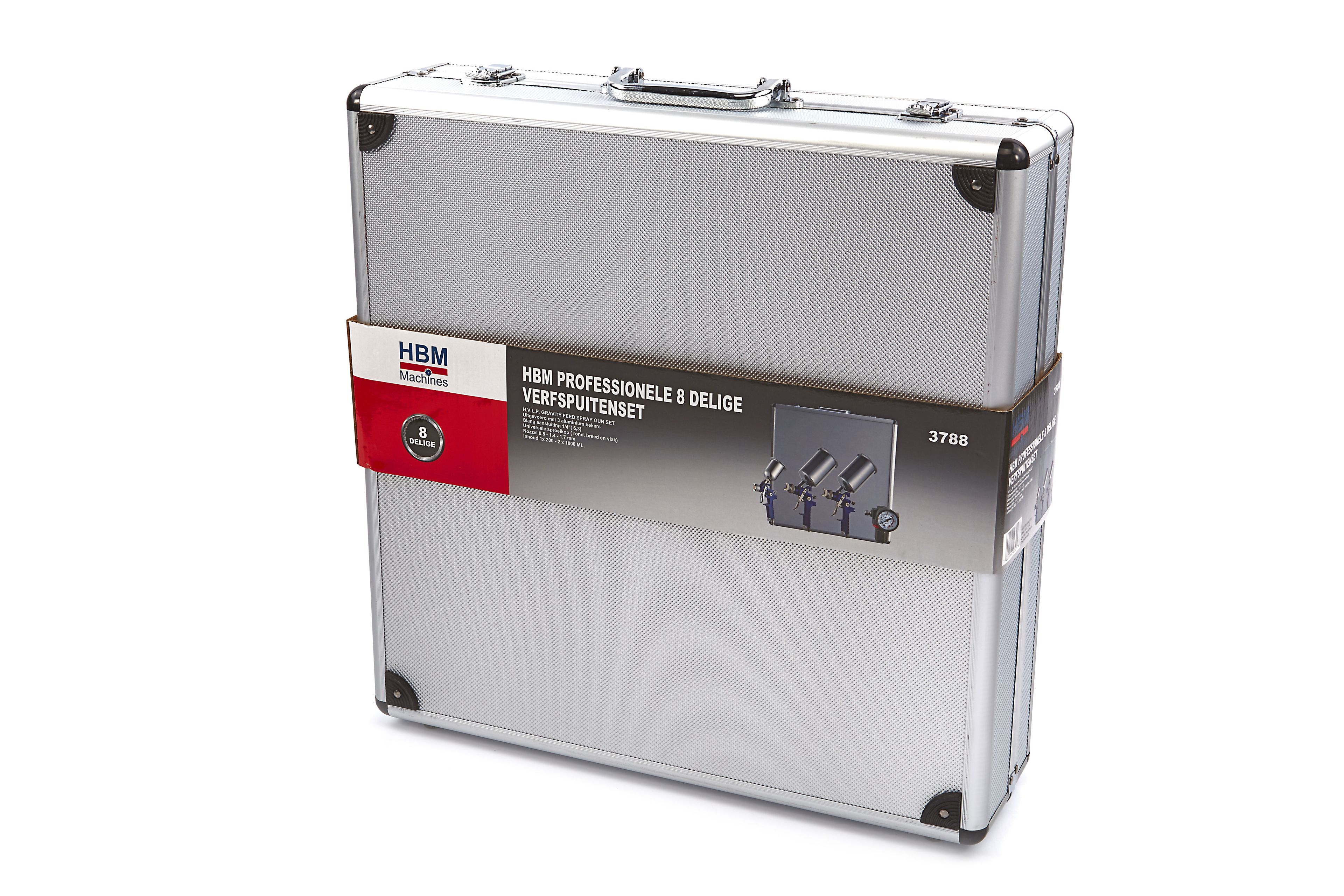 HBM Professionele 8 Delige Verfspuitenset Image 7