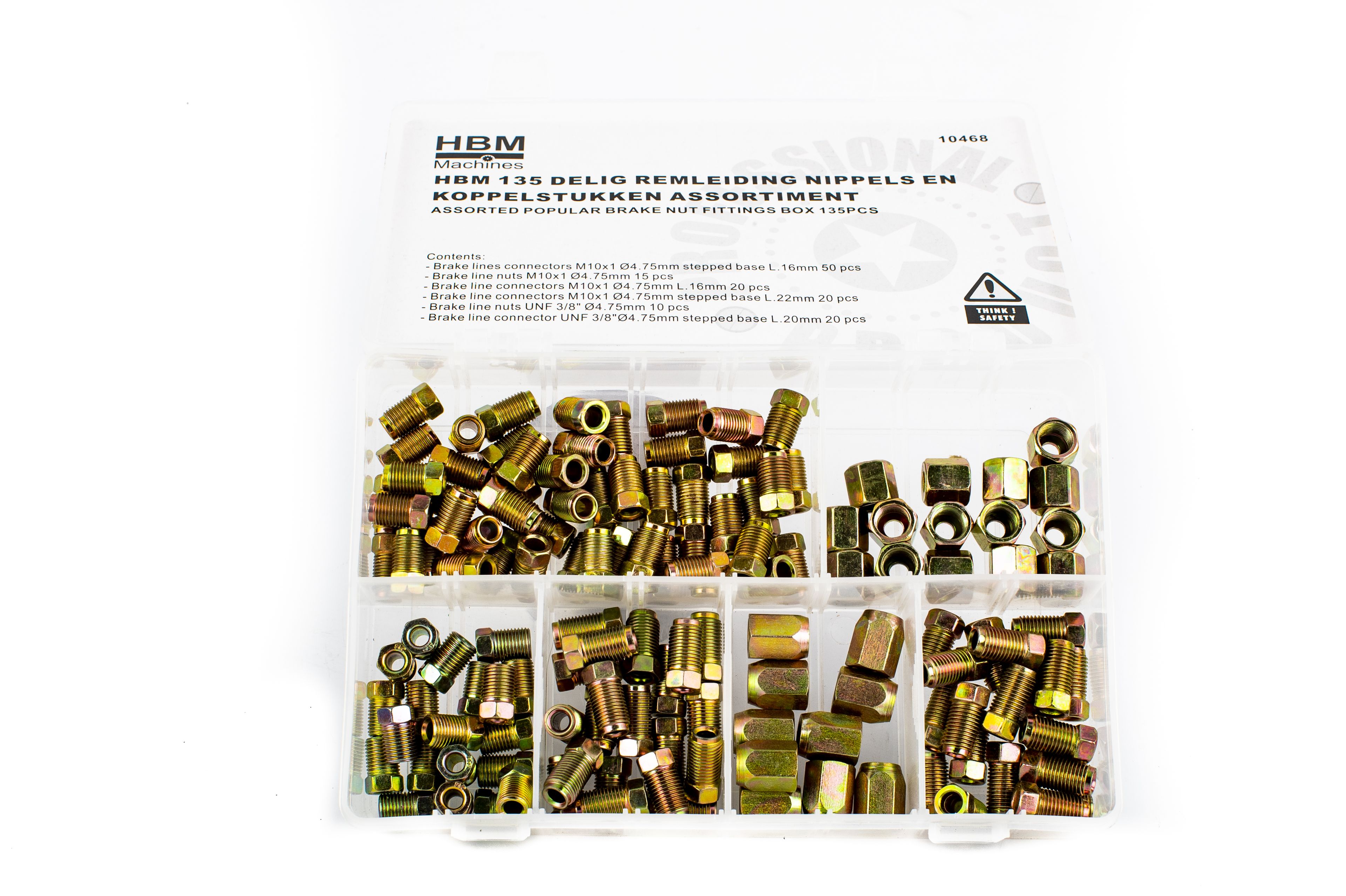 Conjunto de Niples y Conectores de Línea de Freno HBM 135 Delig Image 2