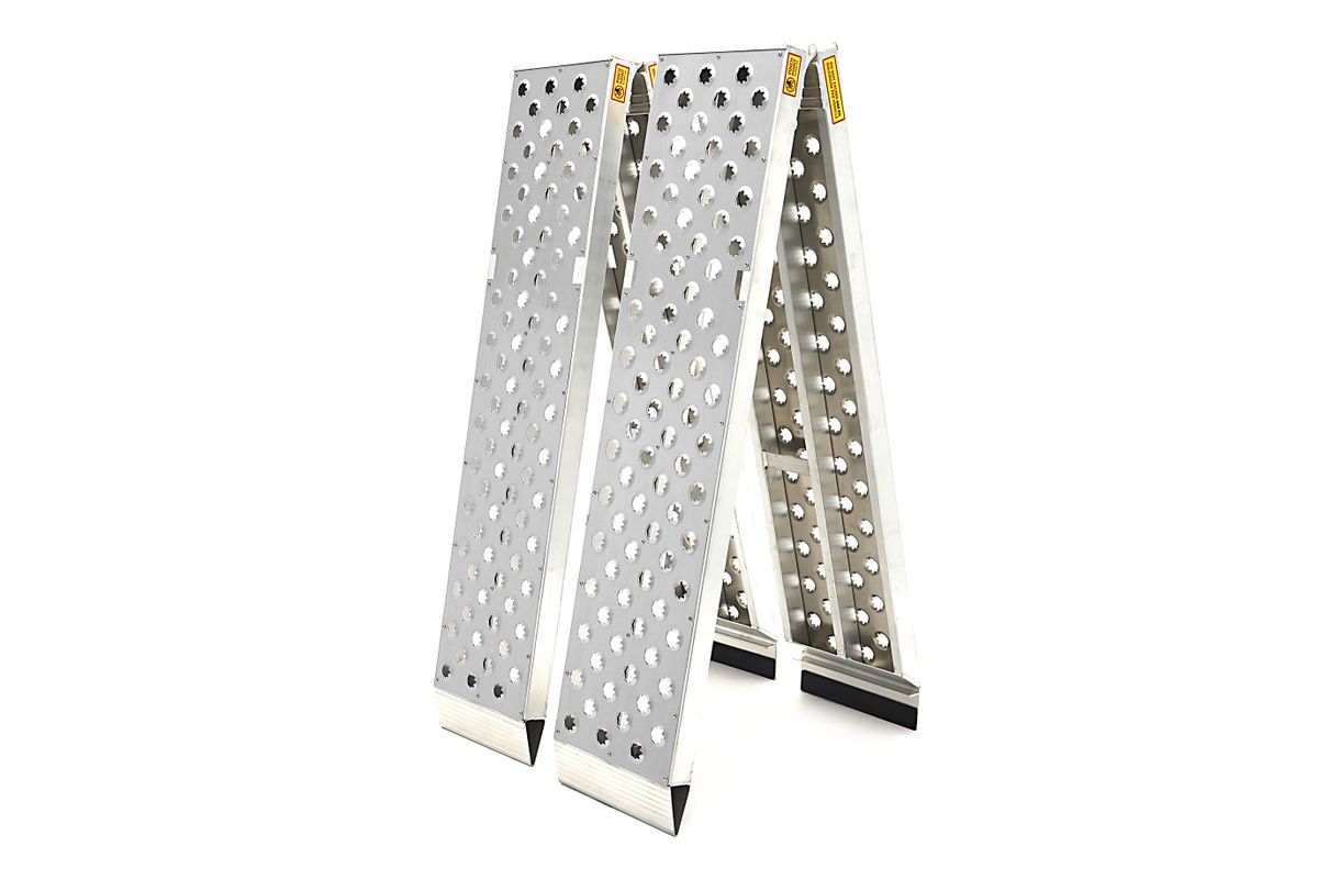 Rampa de aluminio HBM doble 1360 kg 2740 mm x 355 mm