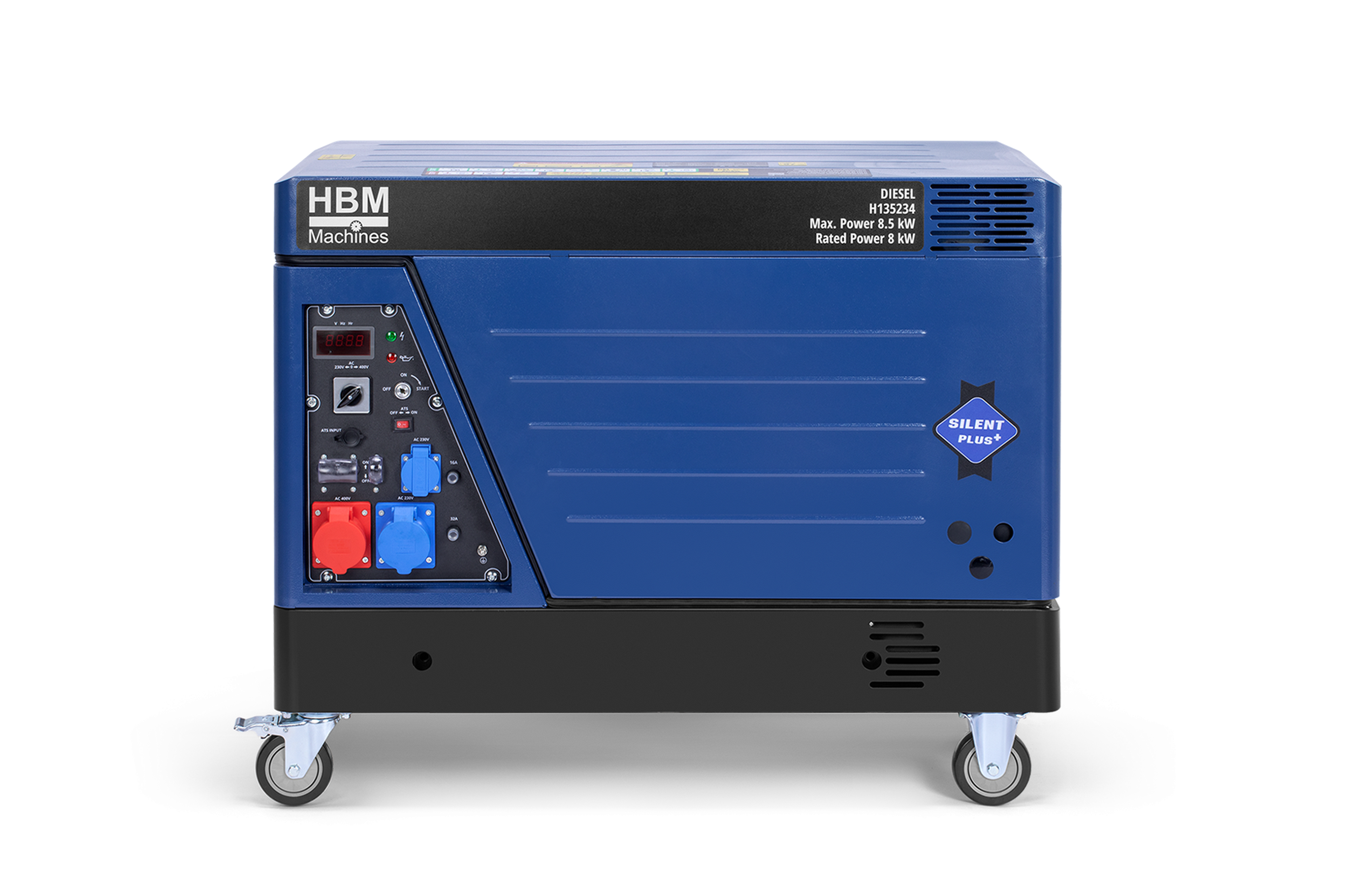 HBM générateur diesel avec moteur diesel de 733 cm³ 230V/400V 8500W Image 9