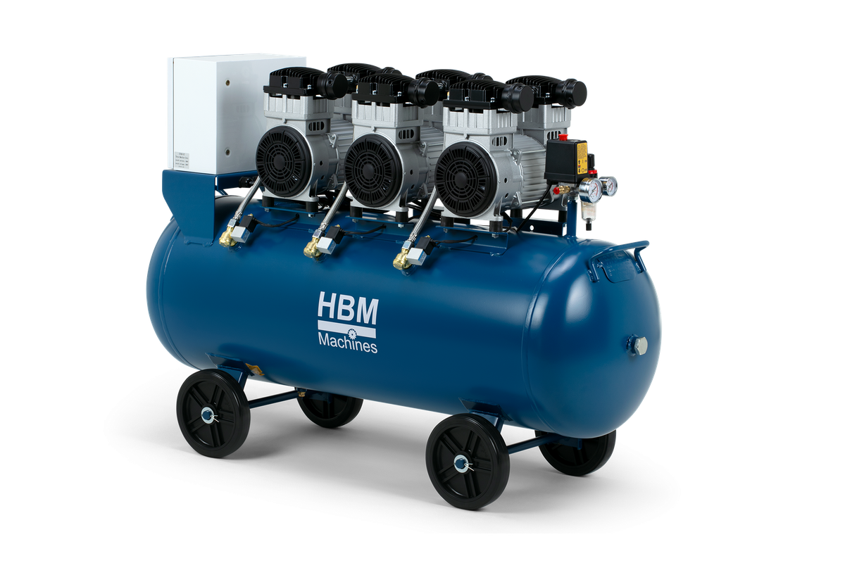 HBM Flüsterkompressor, 6 PS, 150 Liter