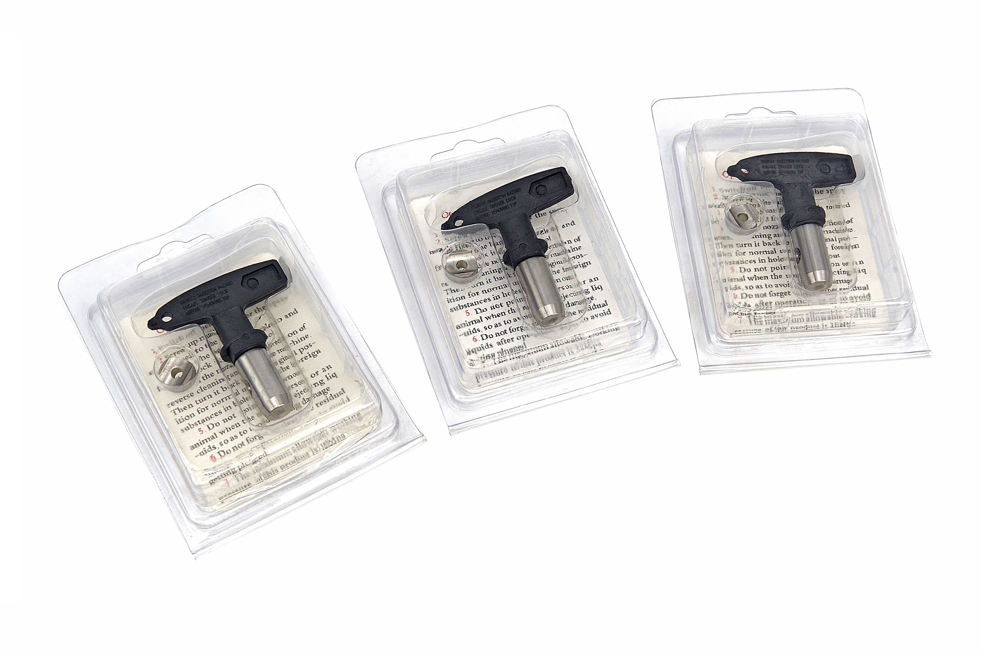 HBM 3 Delige Nozzle set voor HBM Hogedruk Airless Spuitmachine Verfspuit Wandspuitmachine Set 1500 Watt