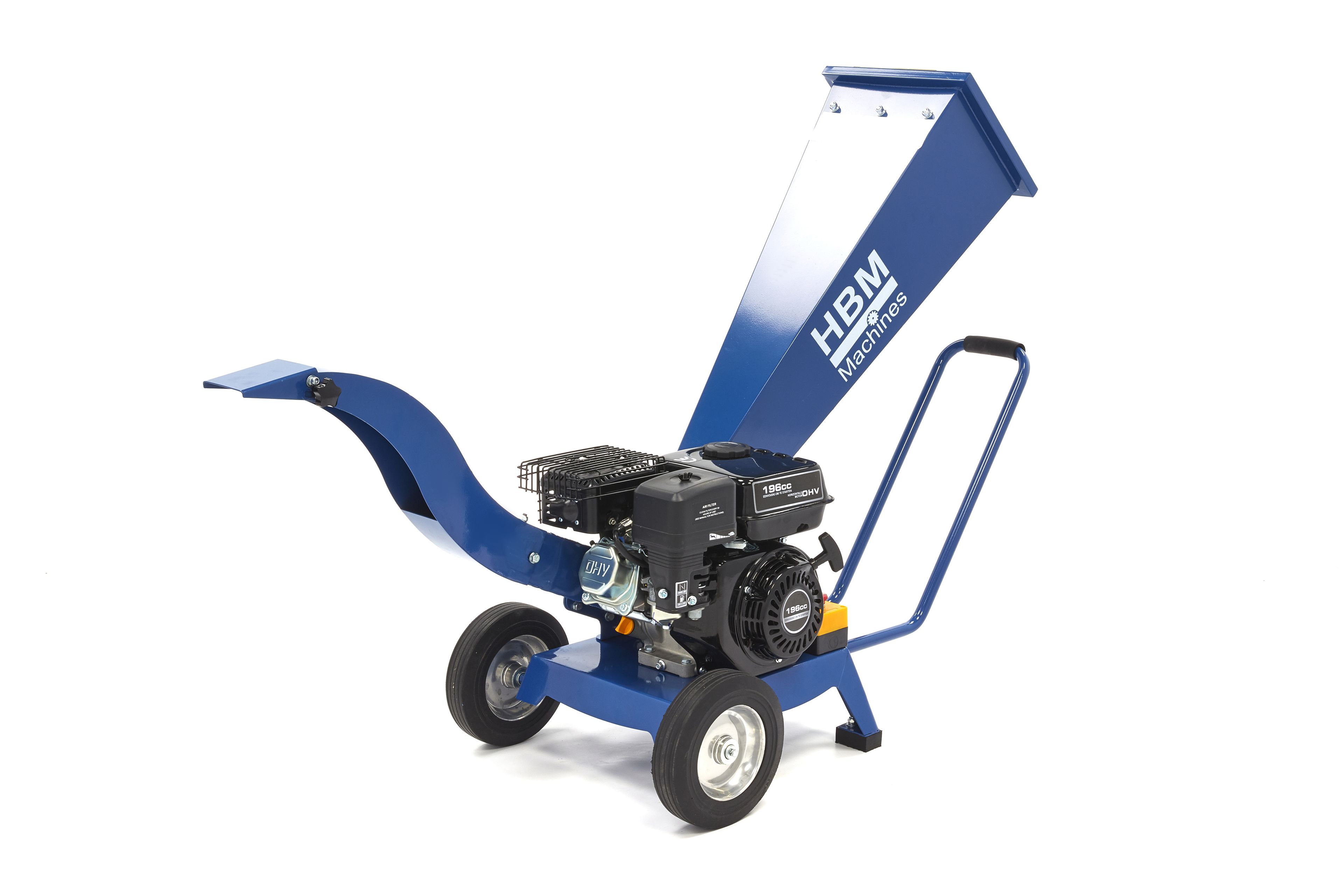 HBM Benzine hakselaar - houtversnipperaar 4 Takt 6.5 PK - 196 cc Image 4
