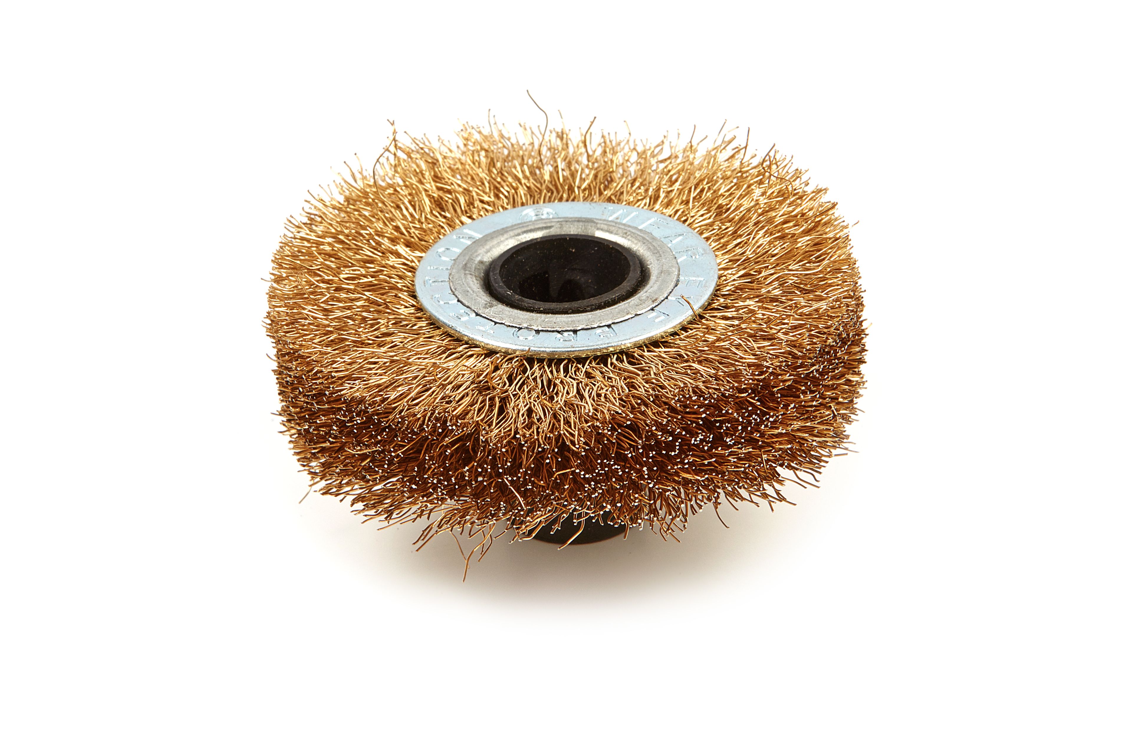 Brosse métallique HBM pour la mini machine à satiner / ponceuse HBM 60 x 10 mm. Image 3