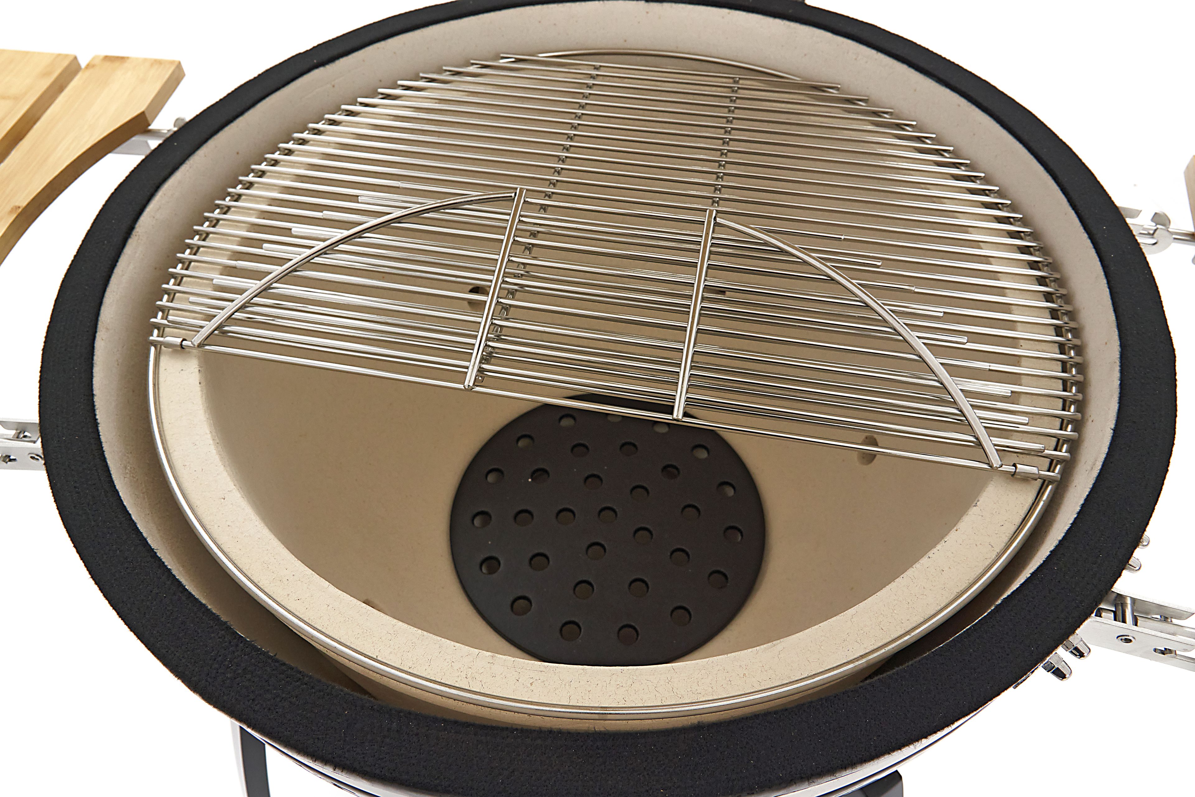 Barbecue en céramique de 68 cm sur roulettes Black Edition Image 14