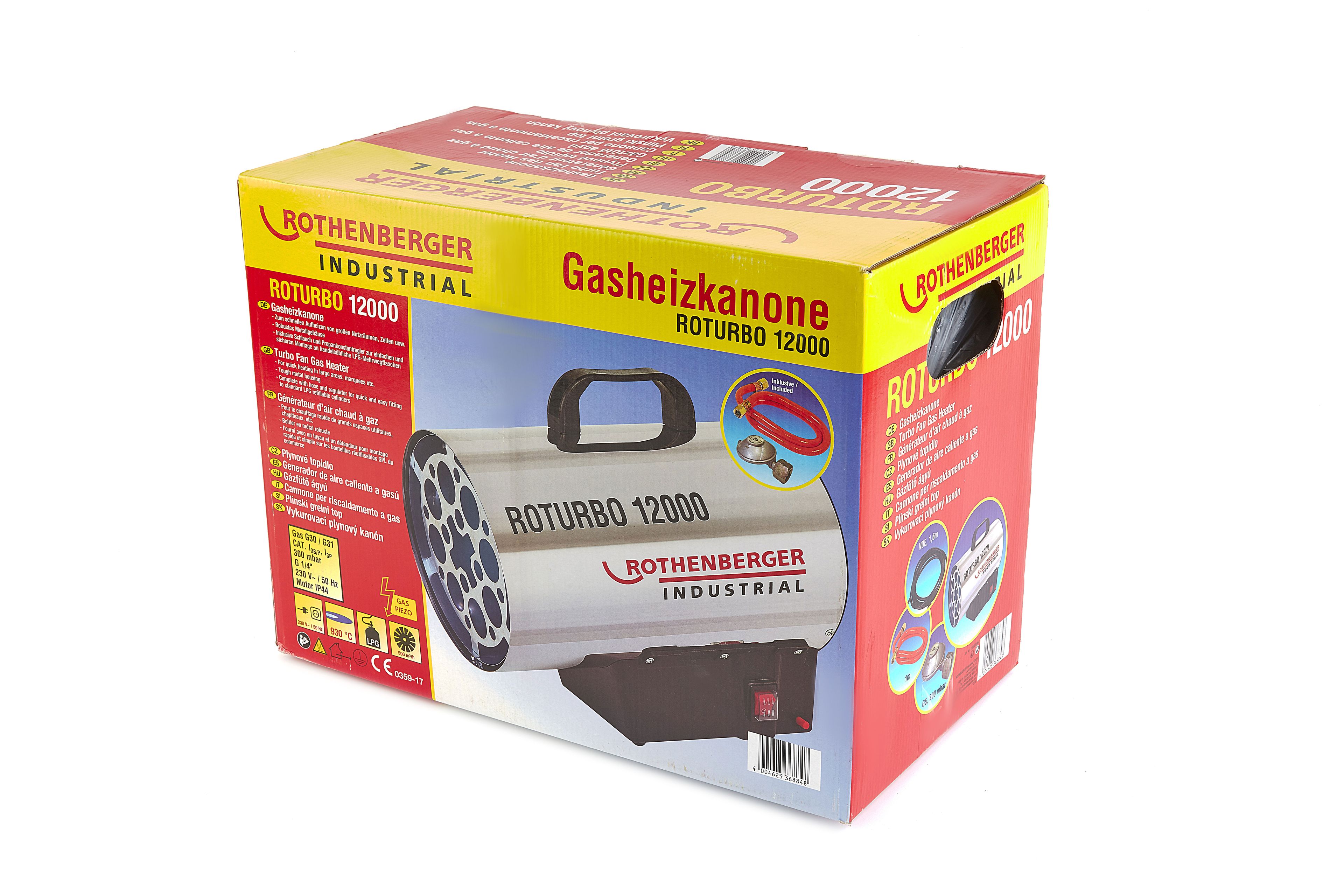 Rothenberger Heteluchtkanon, Heater ROTURBO 12000 Image 7