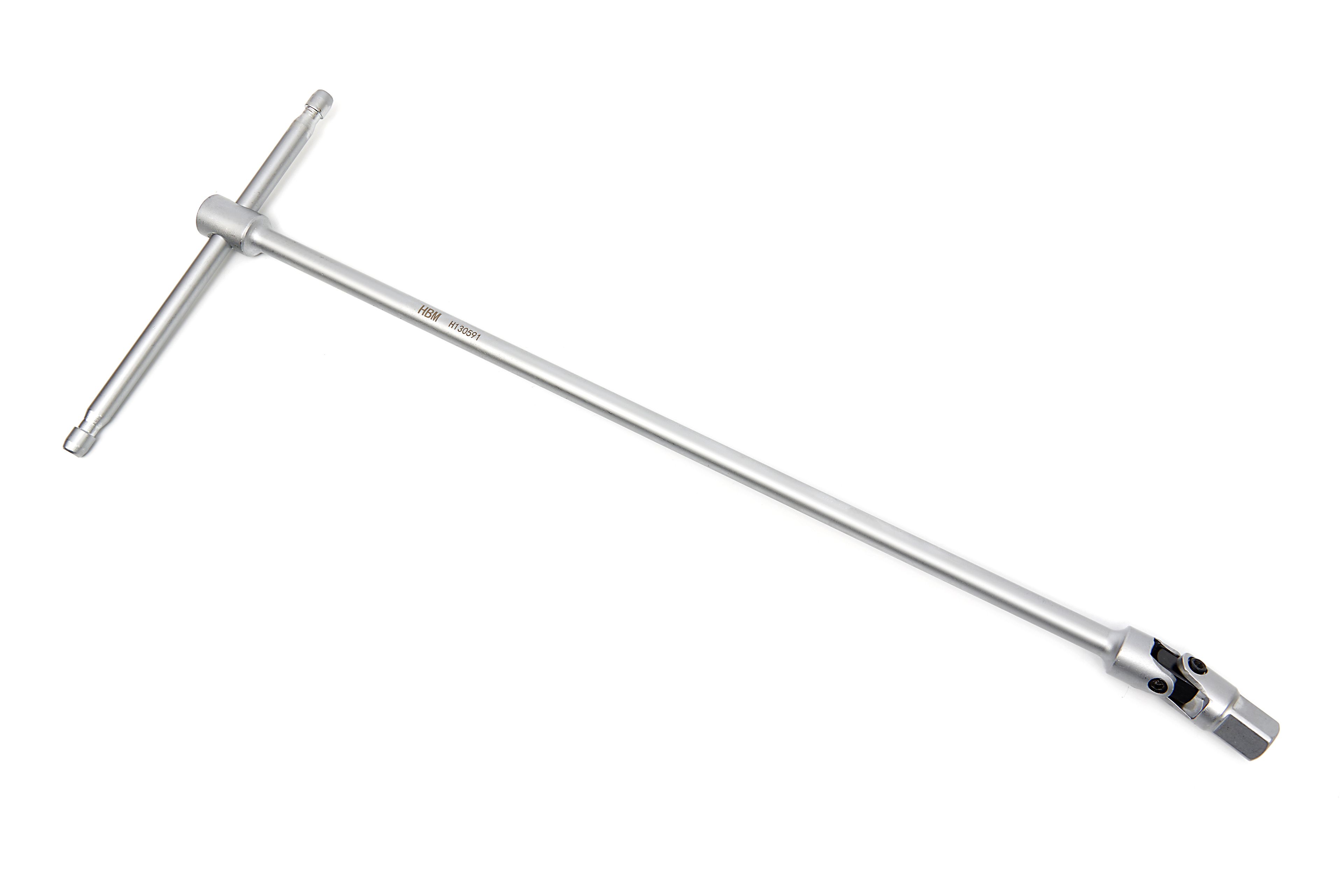 Clé en T extra longue HBM avec joint de cardan 400 mm 1/2 pouce Image 1