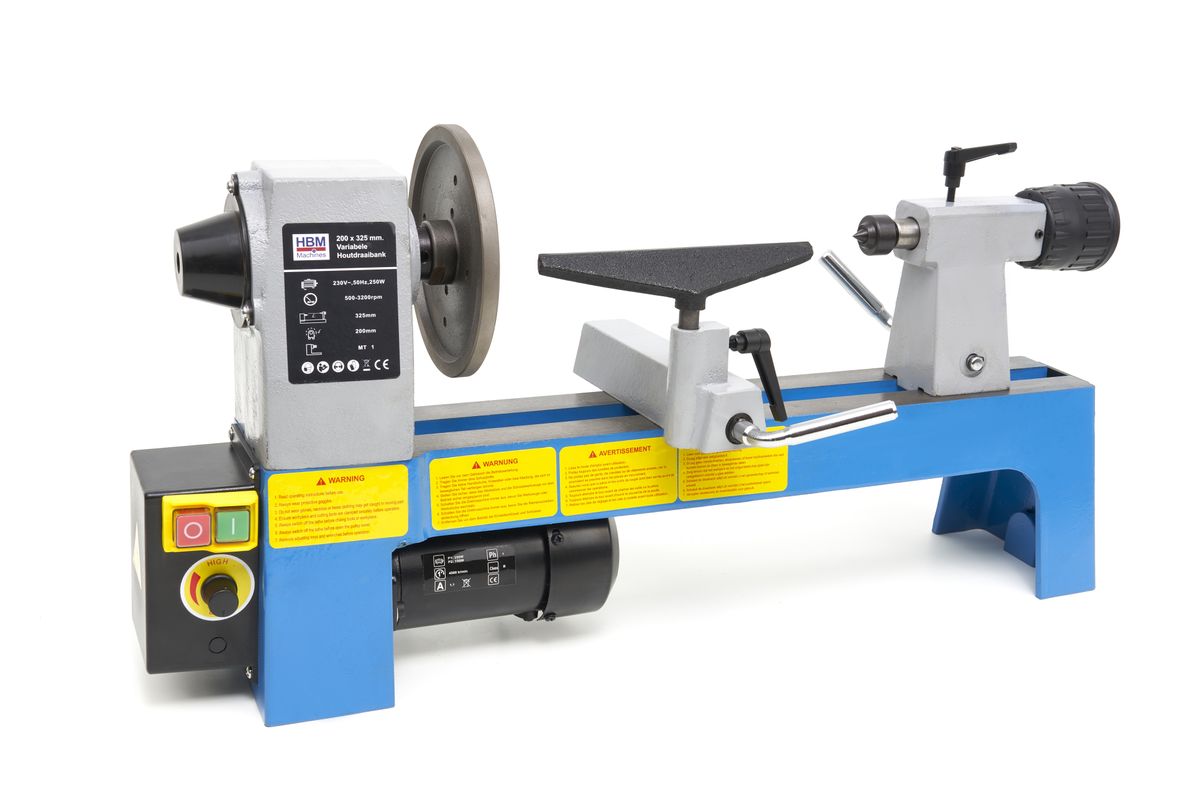 HBM 200 x 325 mm. Torno de madera variable