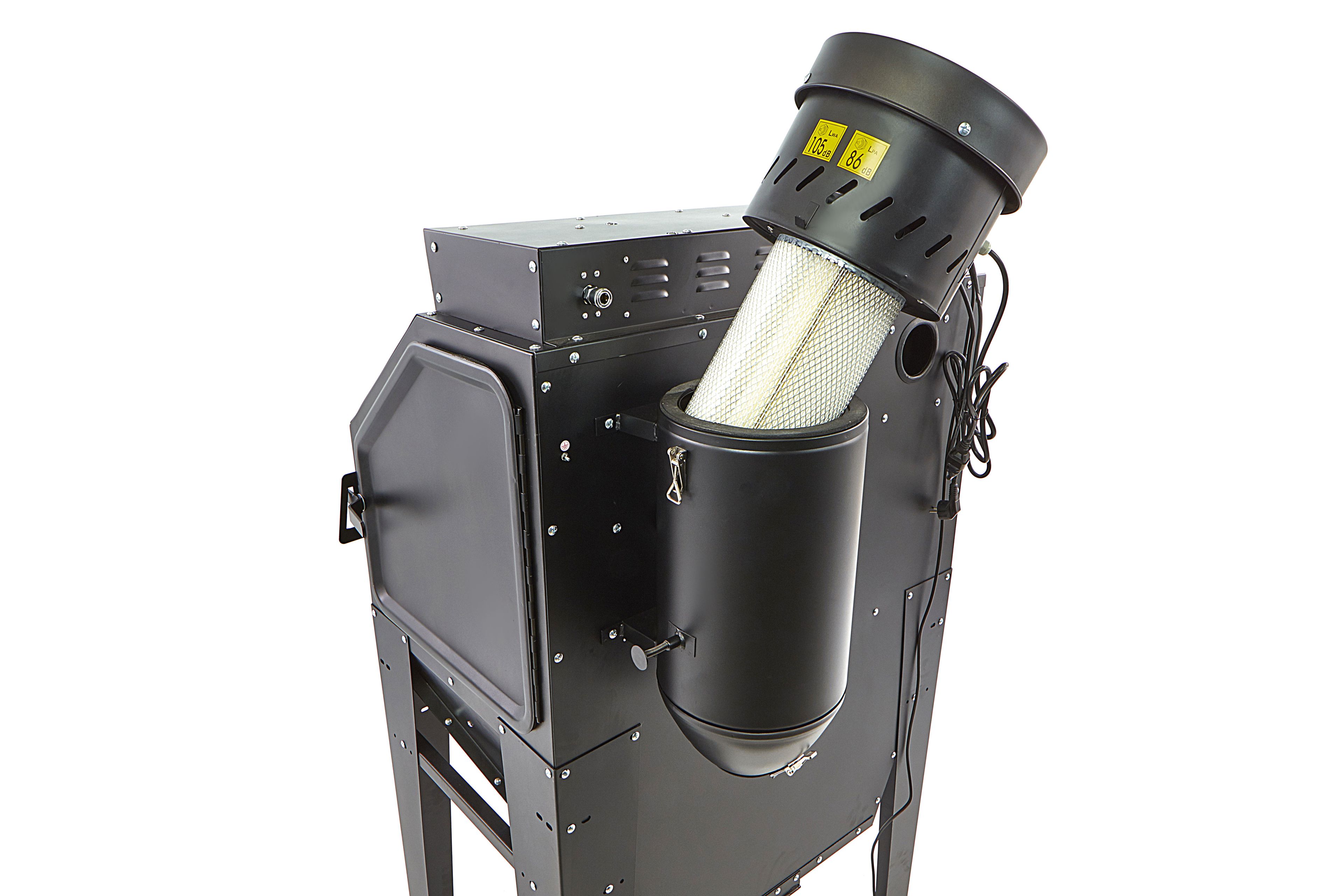 Cabine de souffle HBM SBC 350 noir mat avec extraction CE Image 14