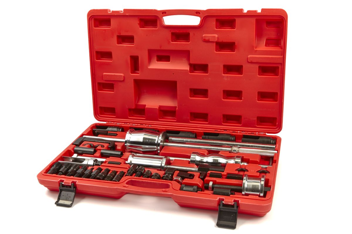 HBM Extractor de inyectores diésel universal con adaptadores