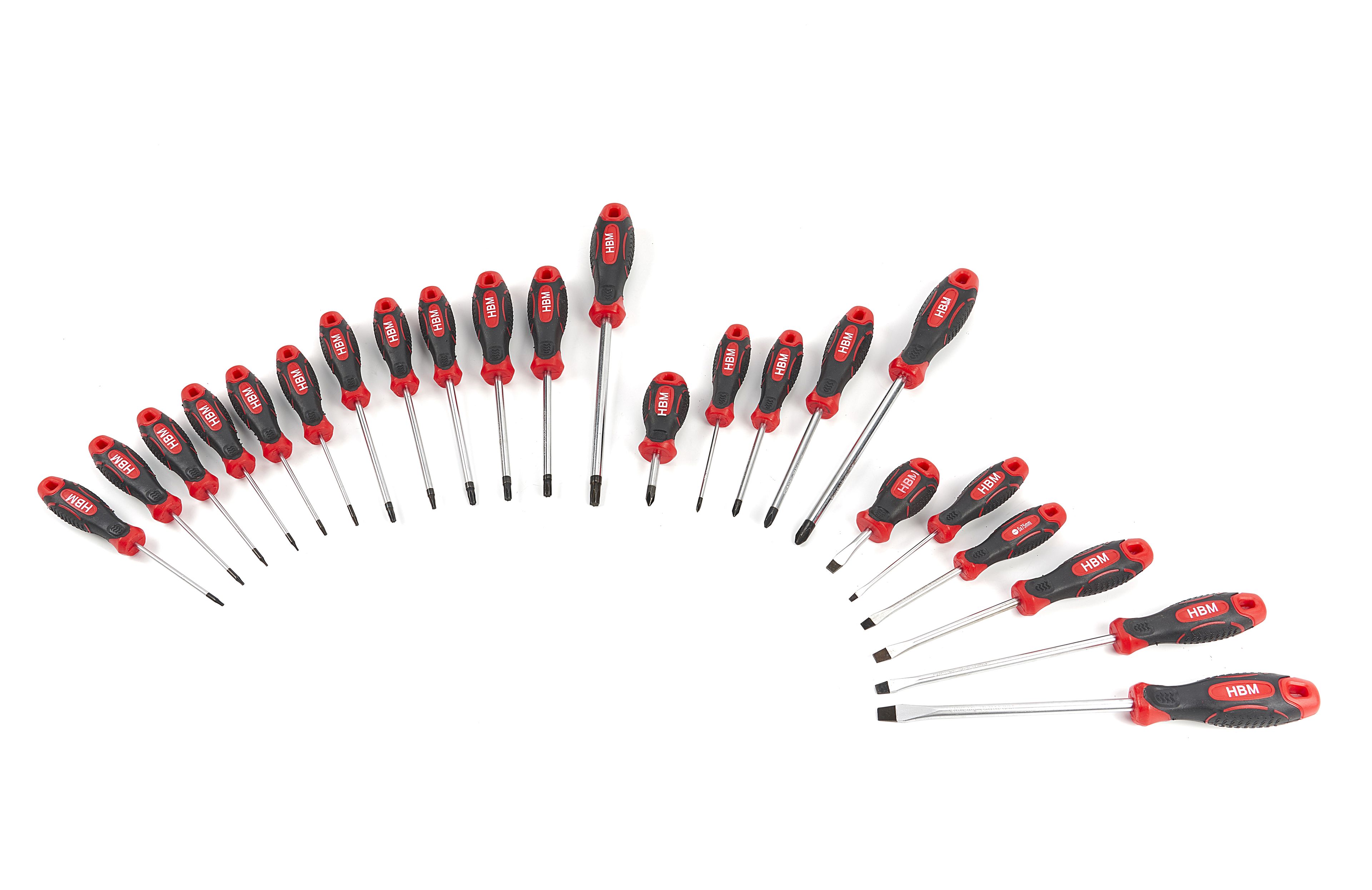 Set di cacciaviti HBM da 23 pezzi con inlay in Carbon Foam per carrello portautensili Image 4