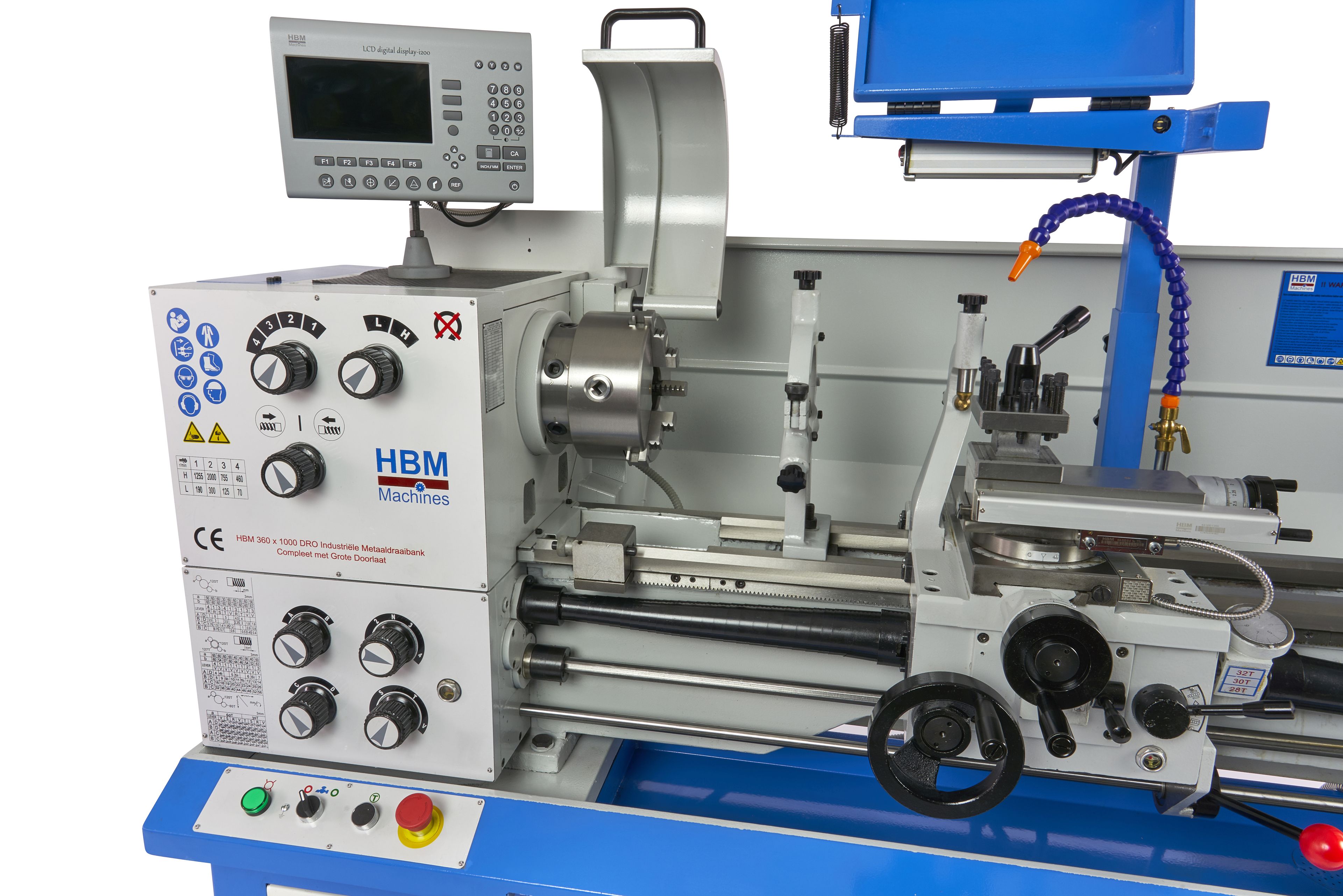 HBM tour à métaux 360 x 1000 DRO 230 Volt Image 7