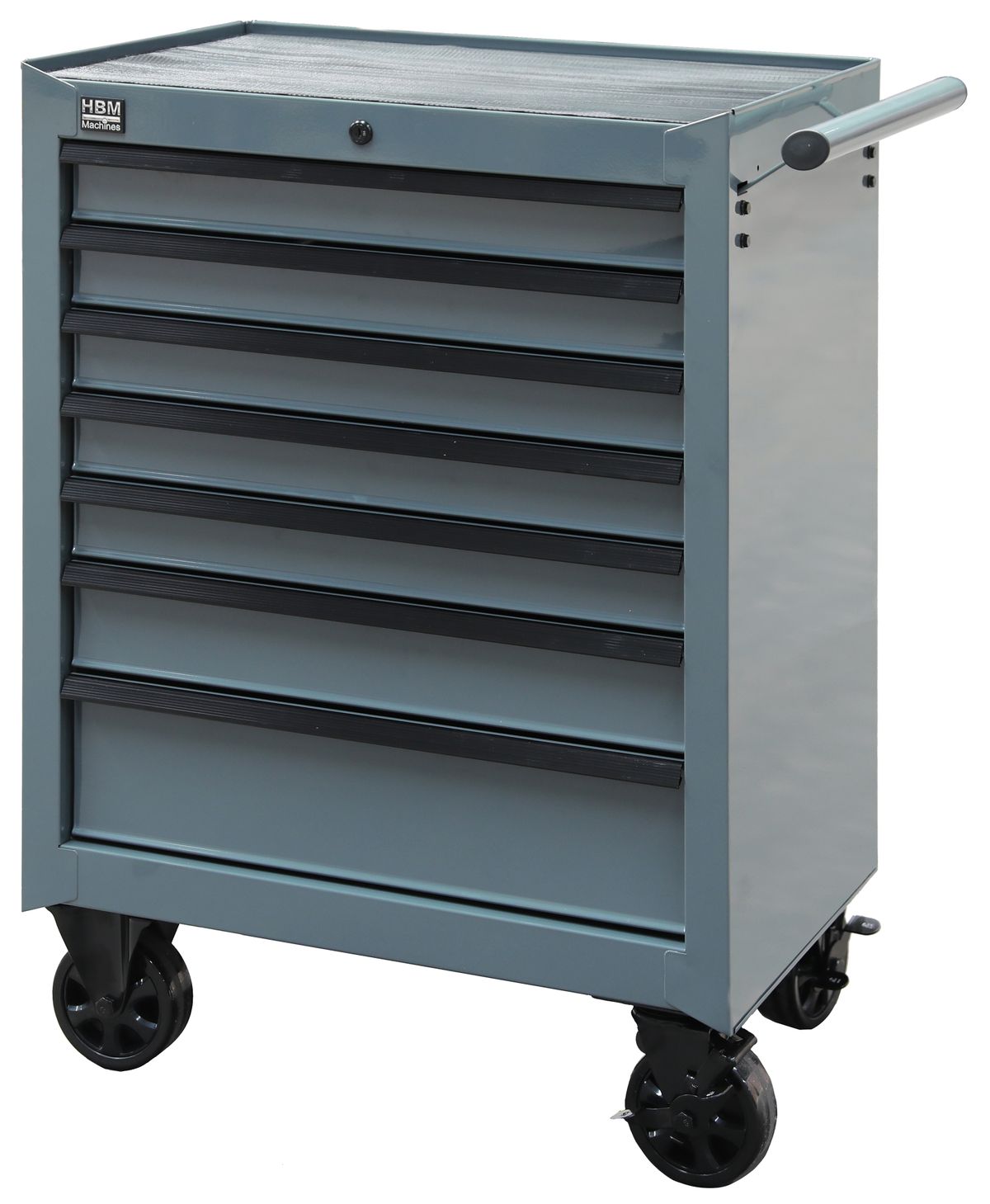 Carro de herramientas HBM de 7 cajones, gris