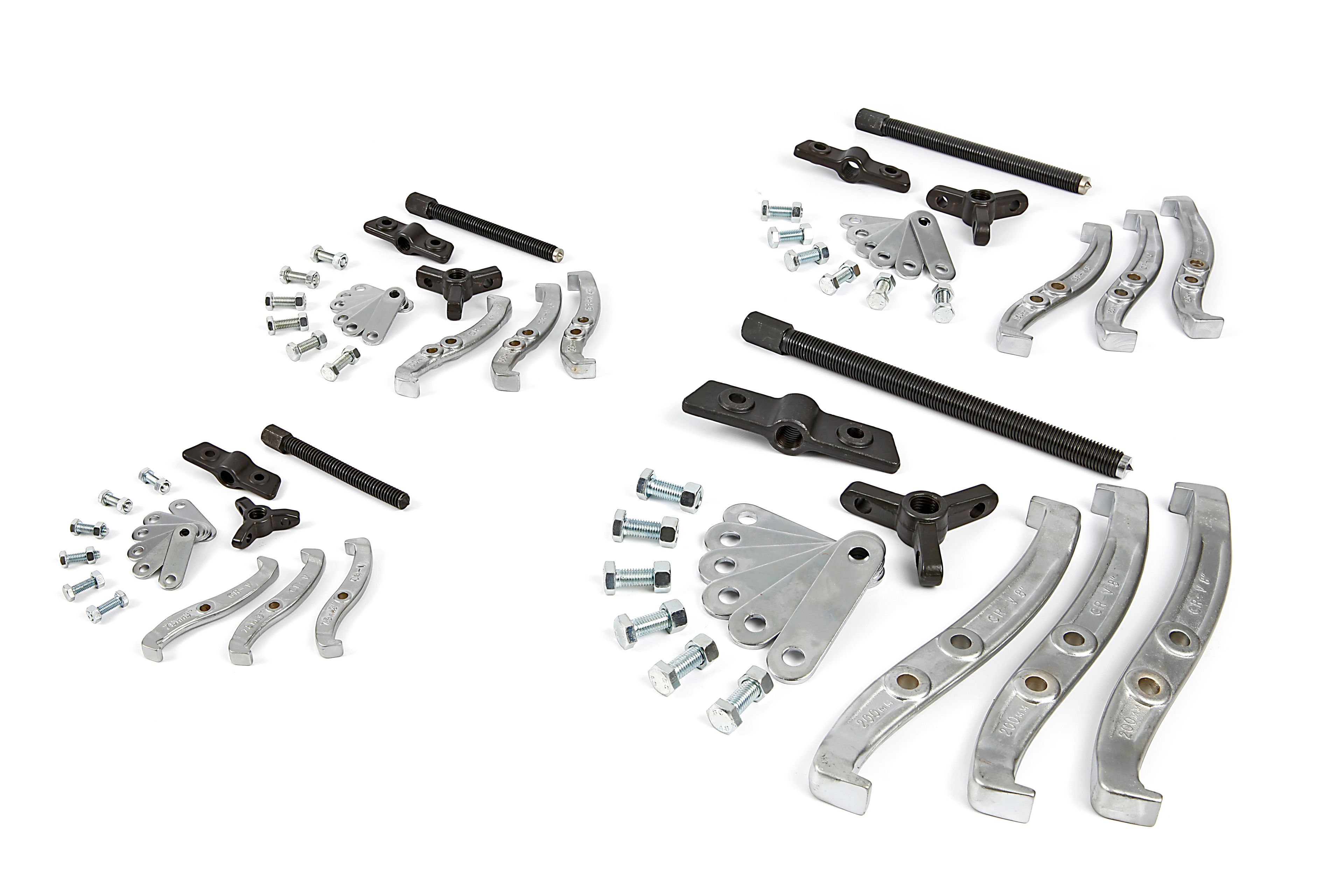 HBM Coffret extracteur de poulies 2 et 3 griffes 75 / 100 / 150 / 200 mm, 72 pièces Image 6