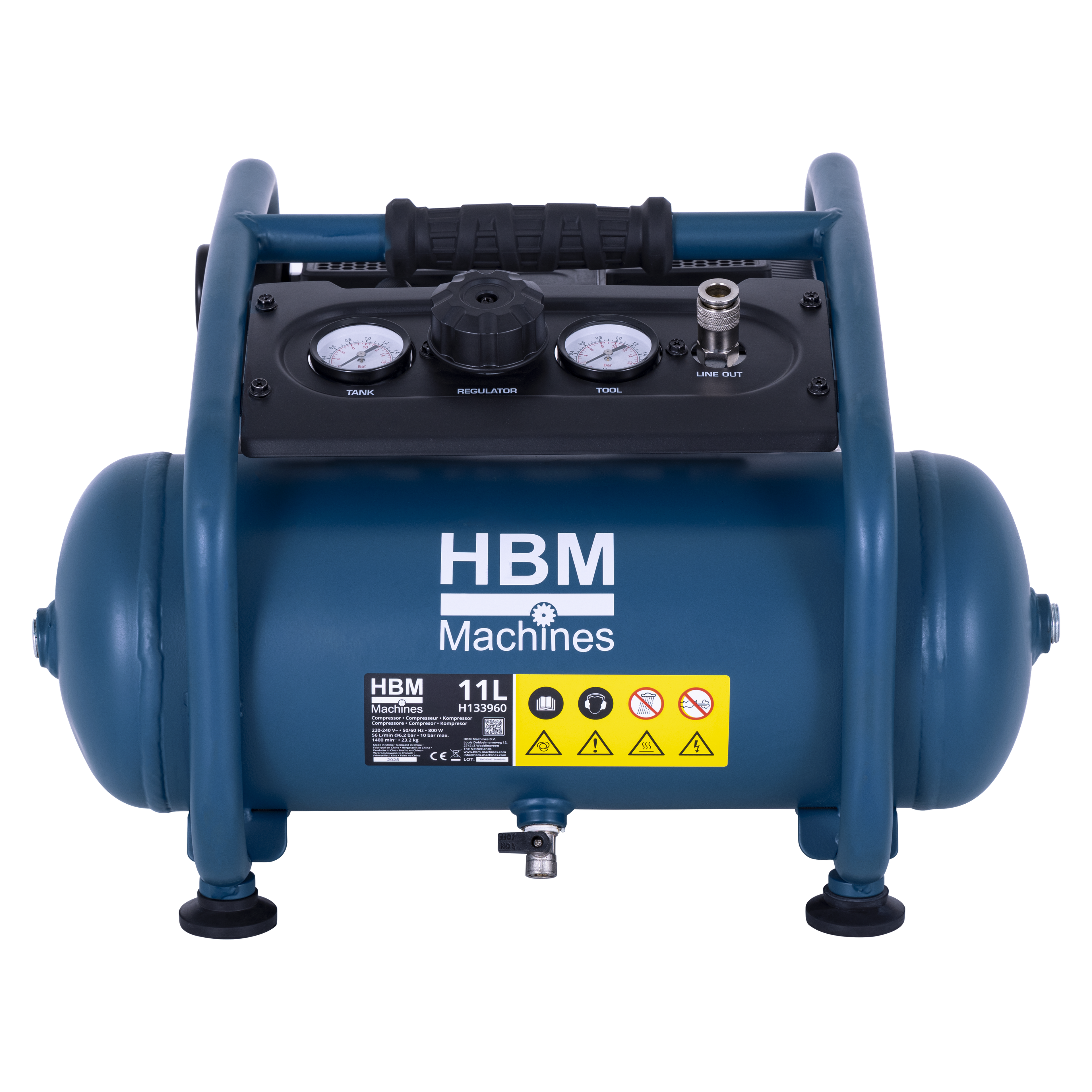 HBM Compressore silenzioso da 11 litri Image 3