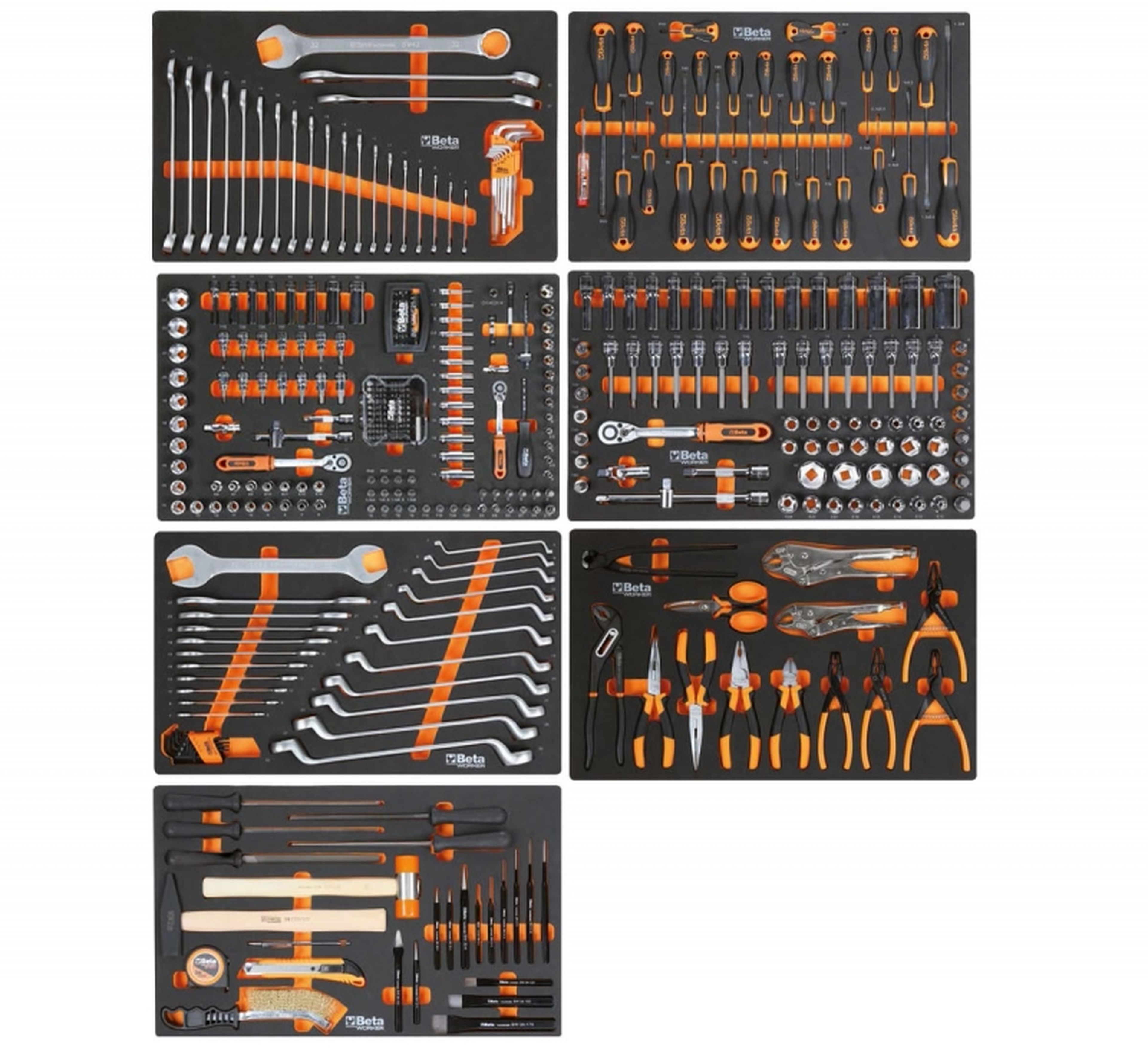 Beta gereedschapswagen 8 laden, 398-delig, R 2400S G8/E-L, rood Image 2