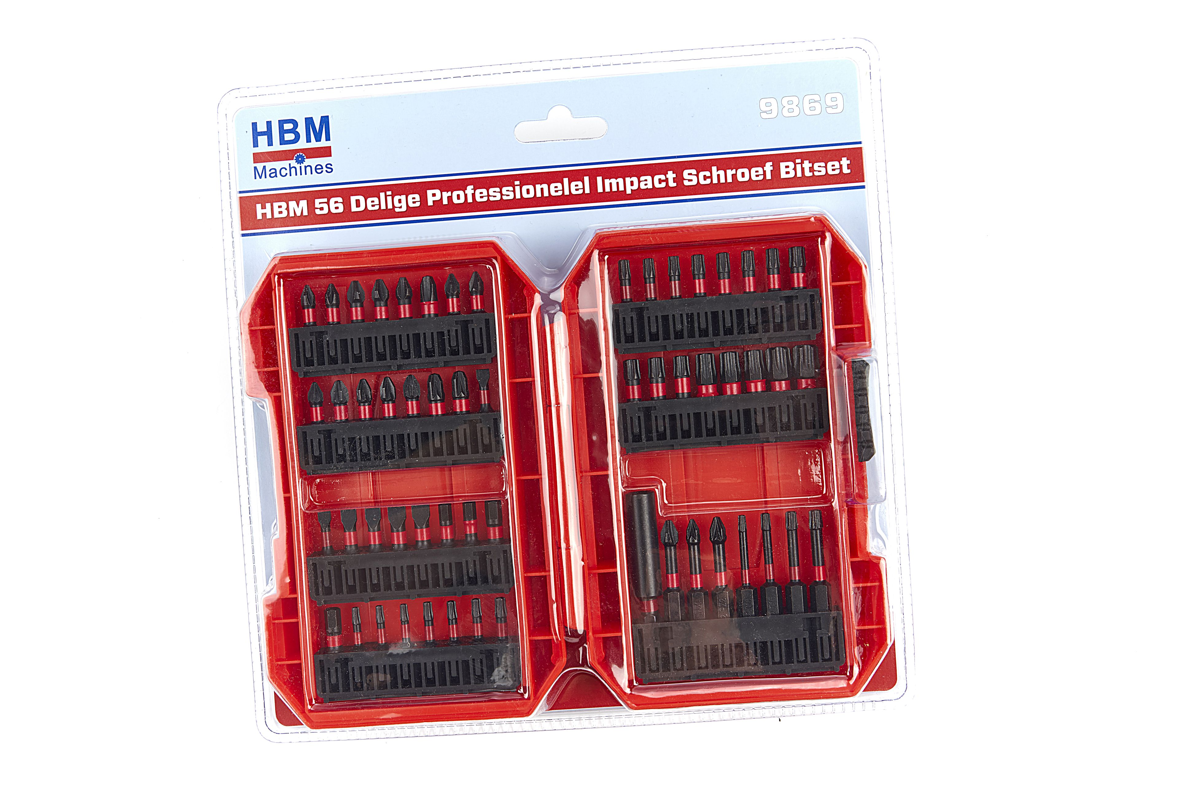 HBM 56 Pack Profi-Schlagschrauber-Bit-Satz Image 8