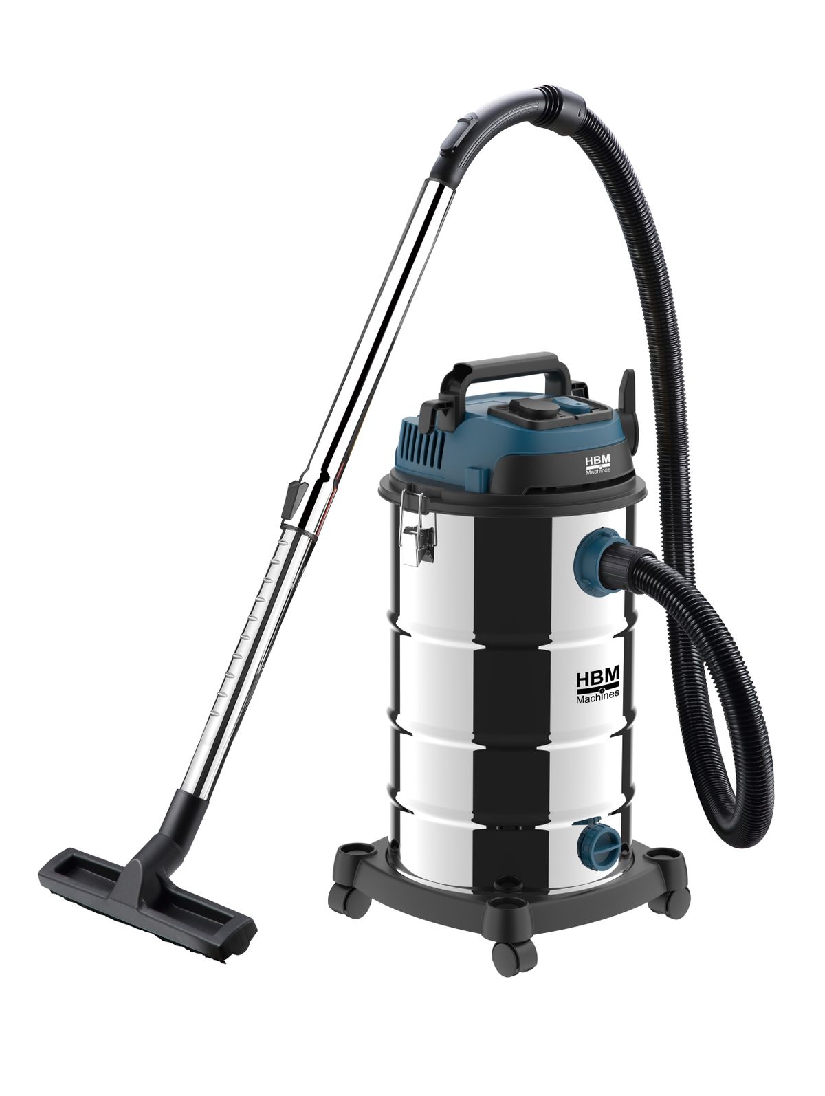 Aspirador de construcción HBM húmedo/seco 1600W 40L